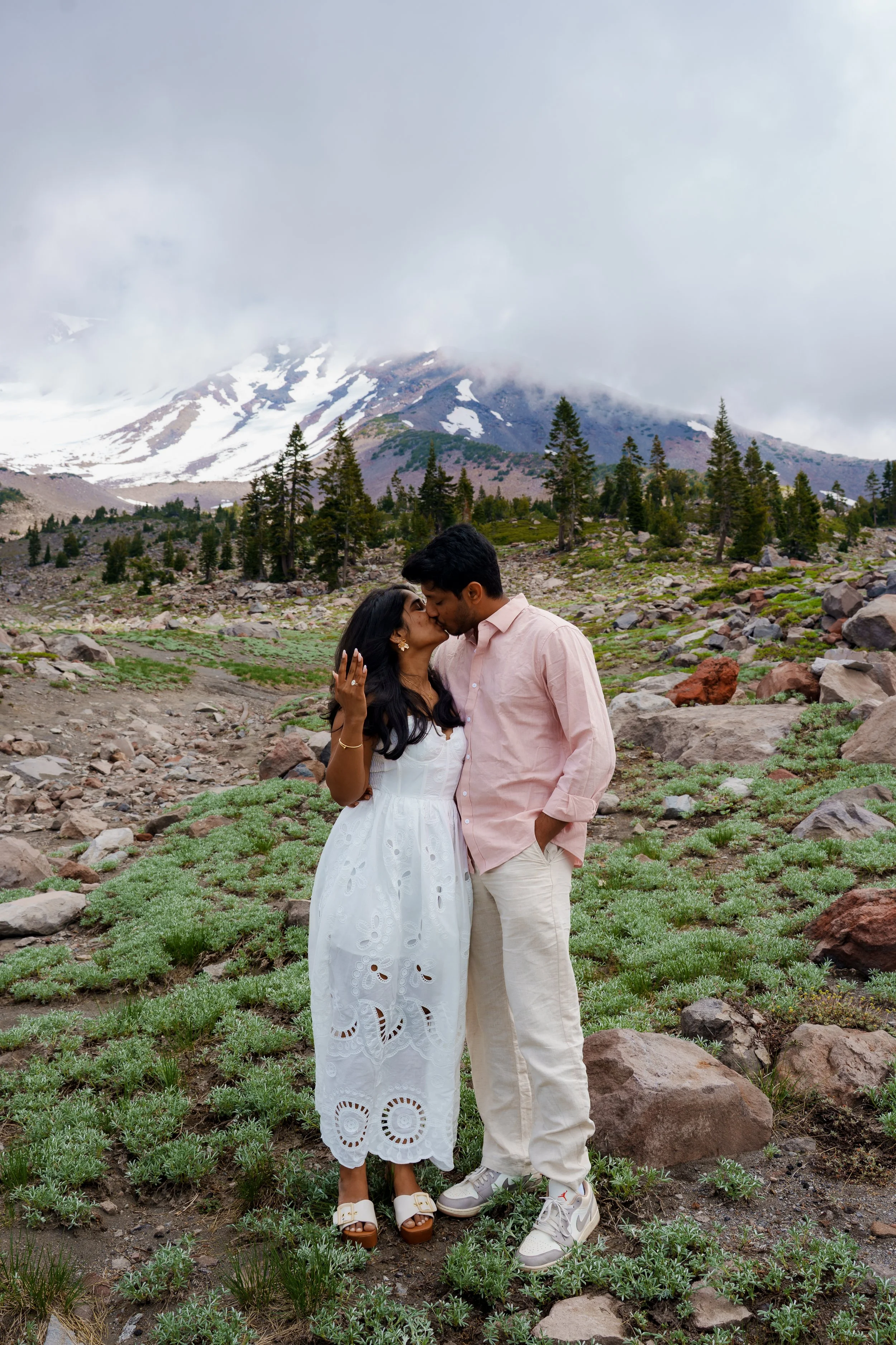 Proposal at Panther Meadows in Mount Shasta, California (CA)