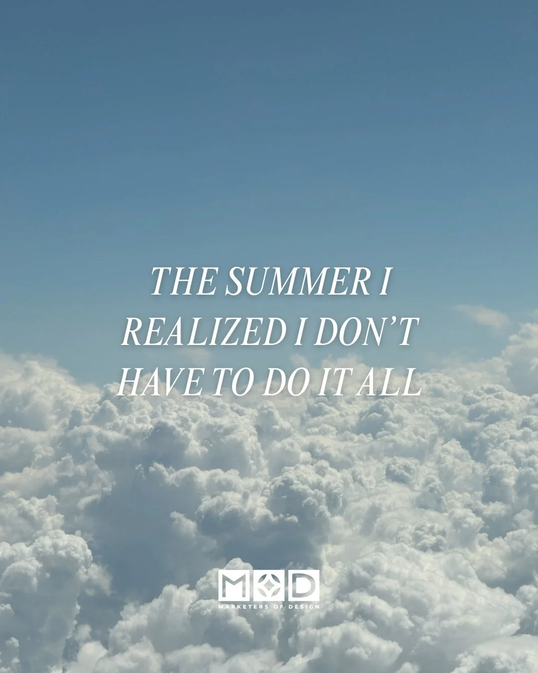 Smart moves now mean bigger wins later. ☀️ With MOD, handing off your marketing to a team that gets it (and delivers) is just a click away. 😉 Step into fall with a strategy that works as hard as you do. ⁠
⁠
#mod #marketingagency #thesummeriturnedpre