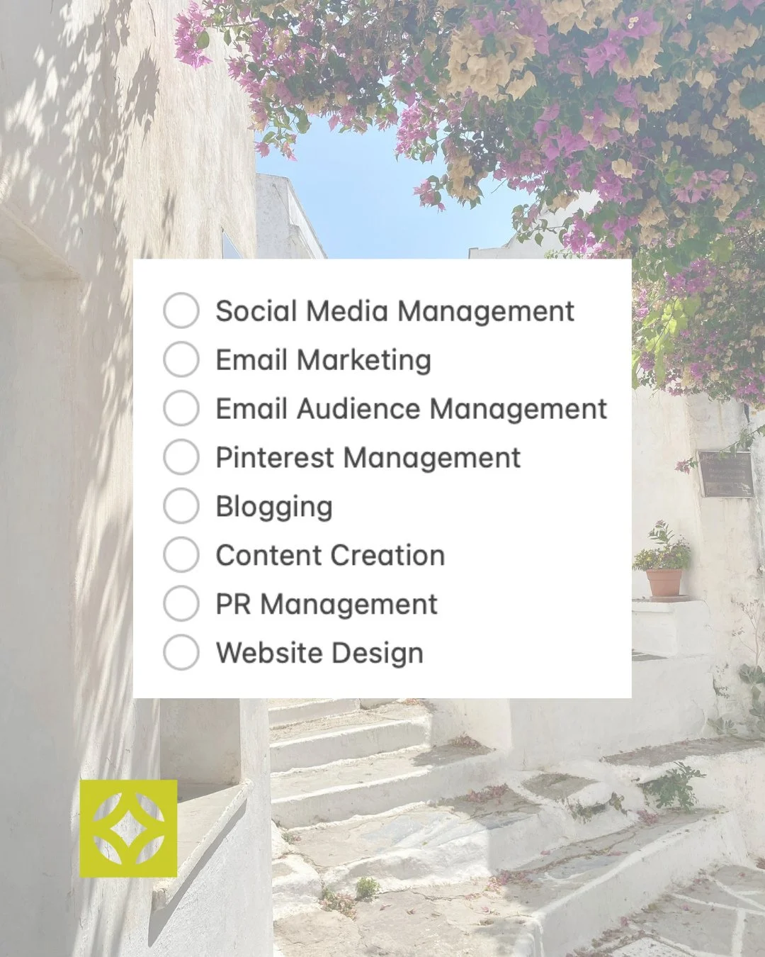 Calling all business owners! 📣⁠
⁠
Are you having your Monday morning all-hands call and realizing that you're lacking in your marketing efforts? Digital marketing in today's world covers a LOT of ground, and it takes a village to get it done. Let ou