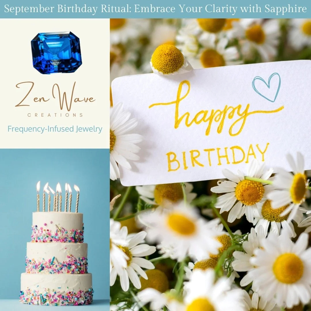 September Birthday Ritual: Embrace Your Clarity with Sapphire 💙✨

Sapphire, the stone of wisdom, represents mental clarity, self-expression, and spiritual insight. Known to protect the wearer and enhance focus, sapphires help guide individuals born 