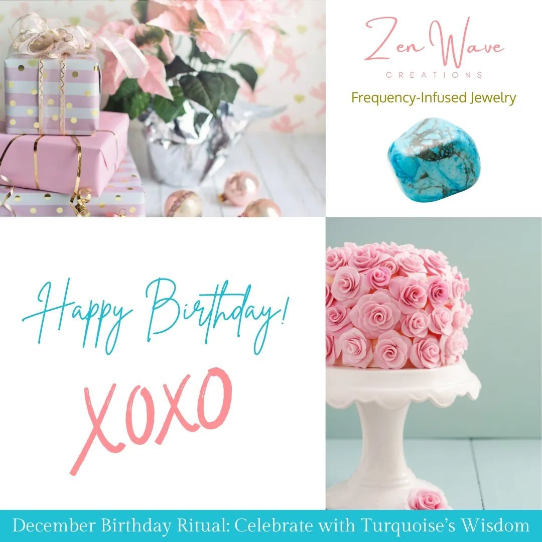 December Birthday Ritual: Celebrate with Turquoise&rsquo;s Wisdom 💙🌟

Turquoise is all about wisdom, protection, and communication, perfect for December birthdays who seek truth and clarity.

💙 Step 1: Gather Your Tools

A blue or turquoise candle