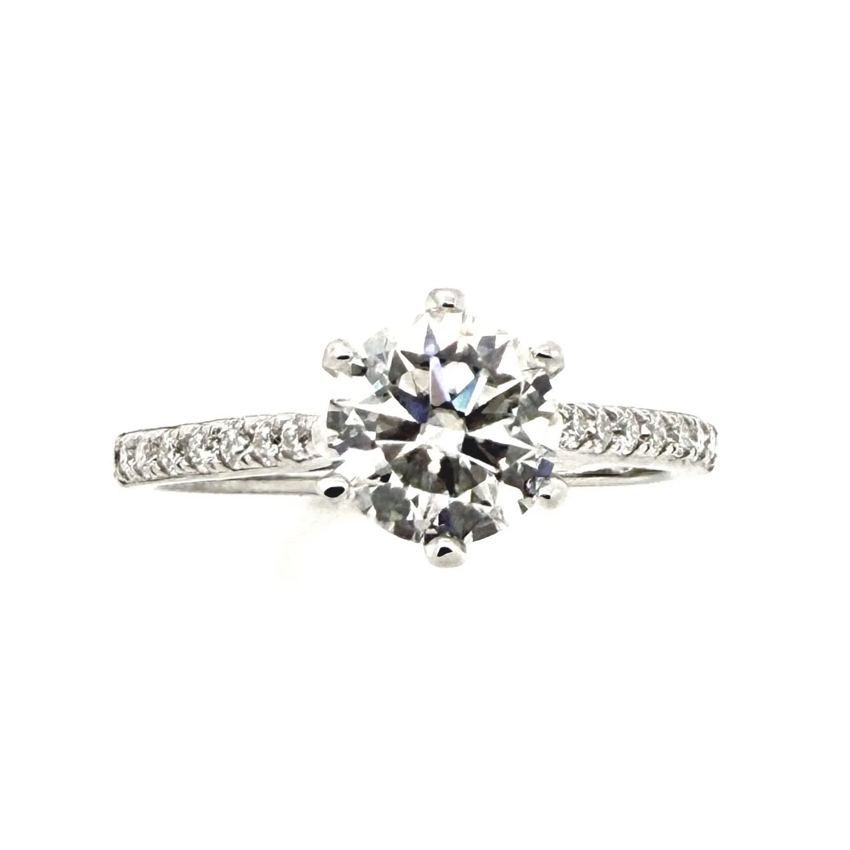 Stellar Embrace Moissanite Diamond Engagement Ring - Frequency Jewelry