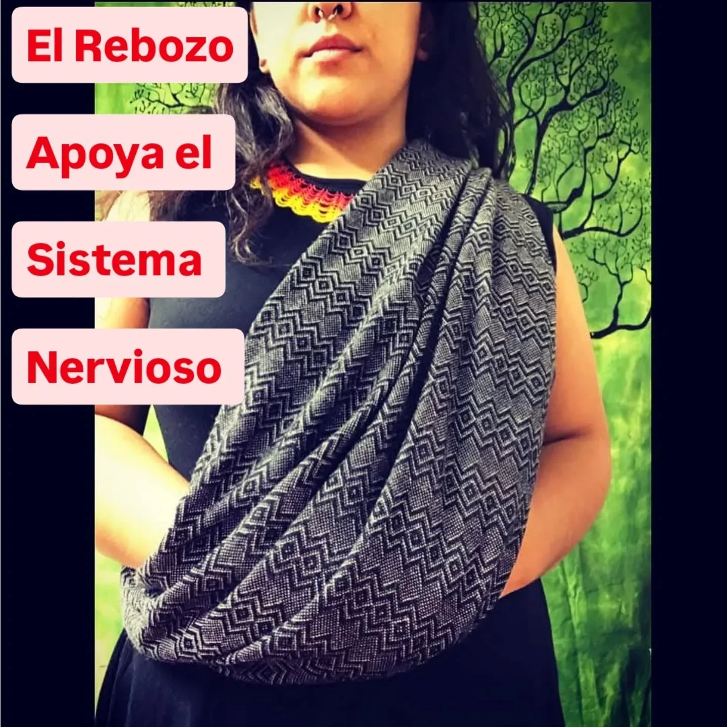 El rebozo isn't just a tool, they are sacred indigenous ways that help the body heal and feel held. El rebozo sostiene el cuerpo, alma y esp&iacute;ritu!

So many people arrive carrying tension, they don't have words for. Simplemente est&aacute;s inc