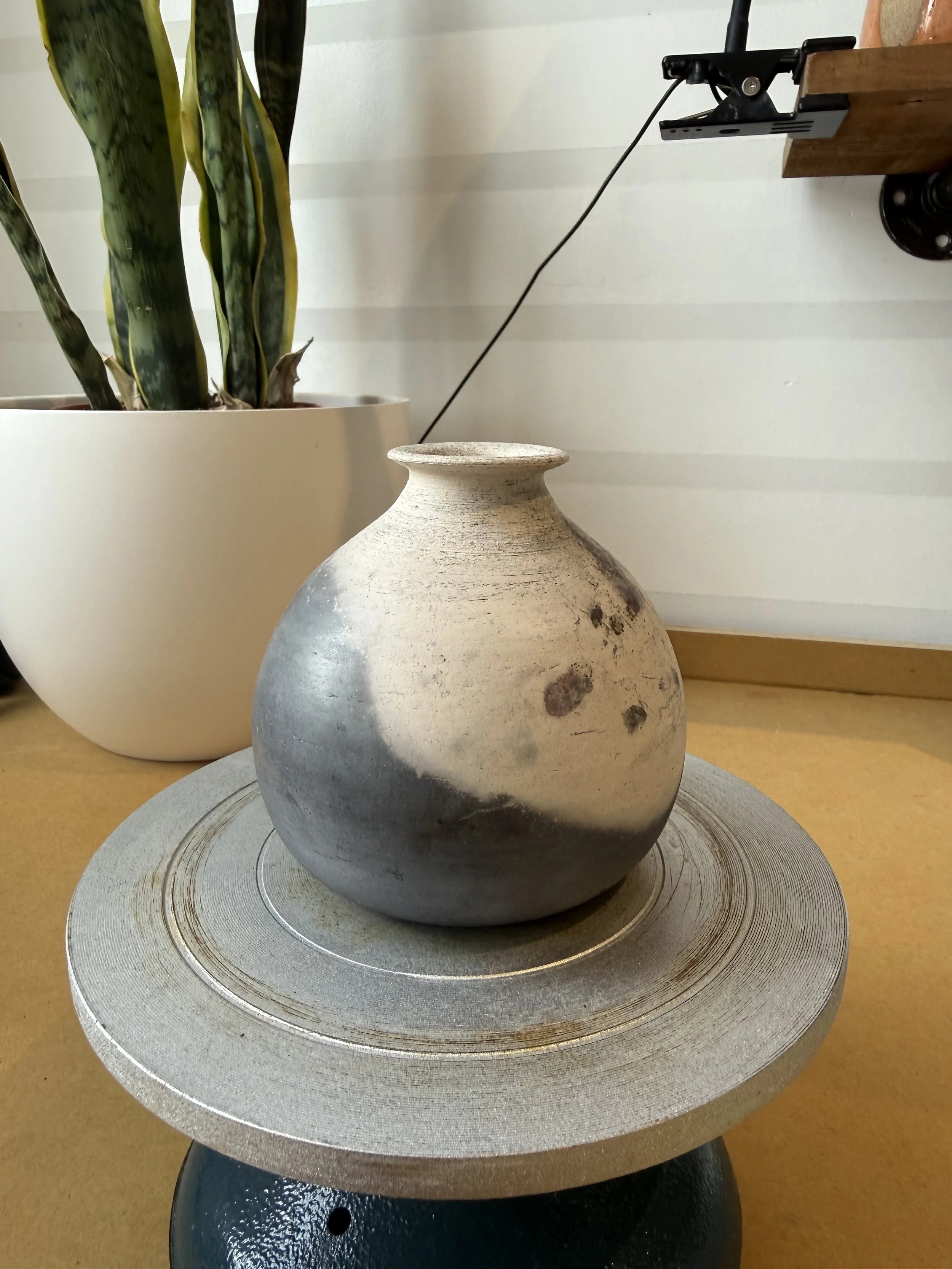 Pit Fired Bud Vase - 3