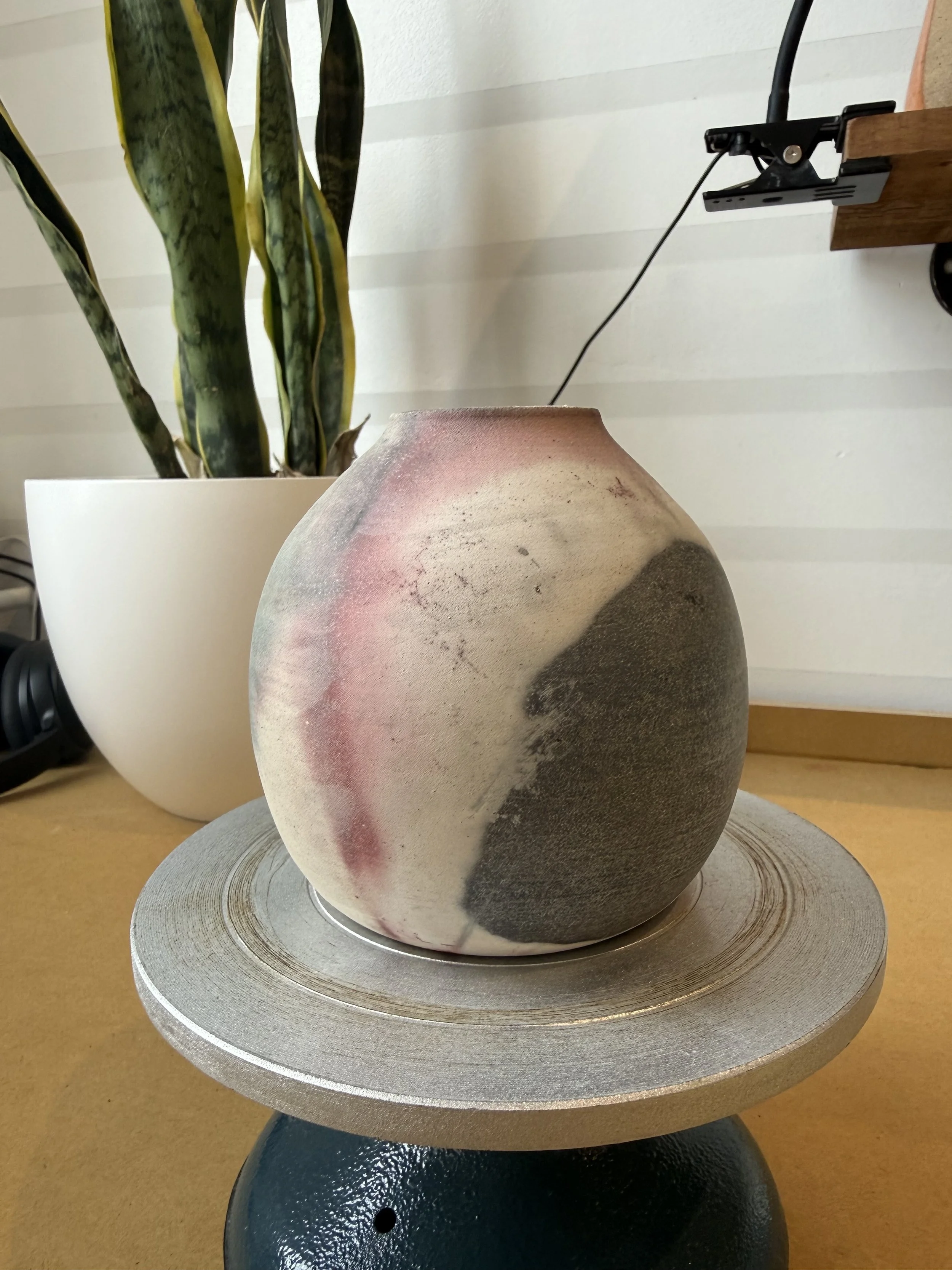 Pit Fired Bud Vase - 1