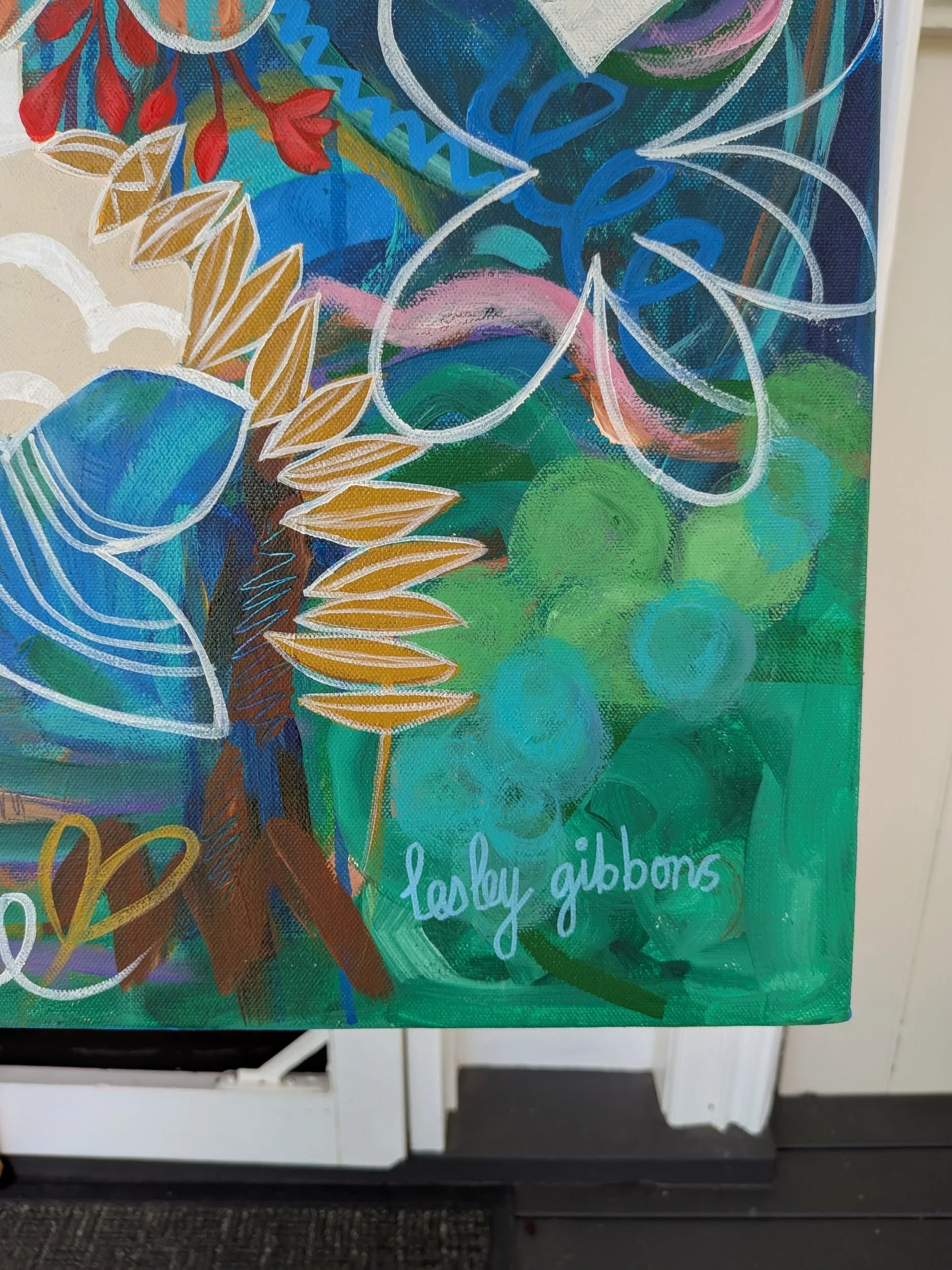 signature of artist Lesley Gibbons on Australian bird painting.jpg