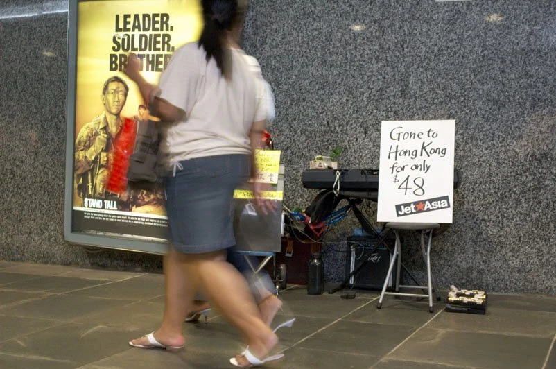 We also sent well known Singaporean buskers  on holiday.