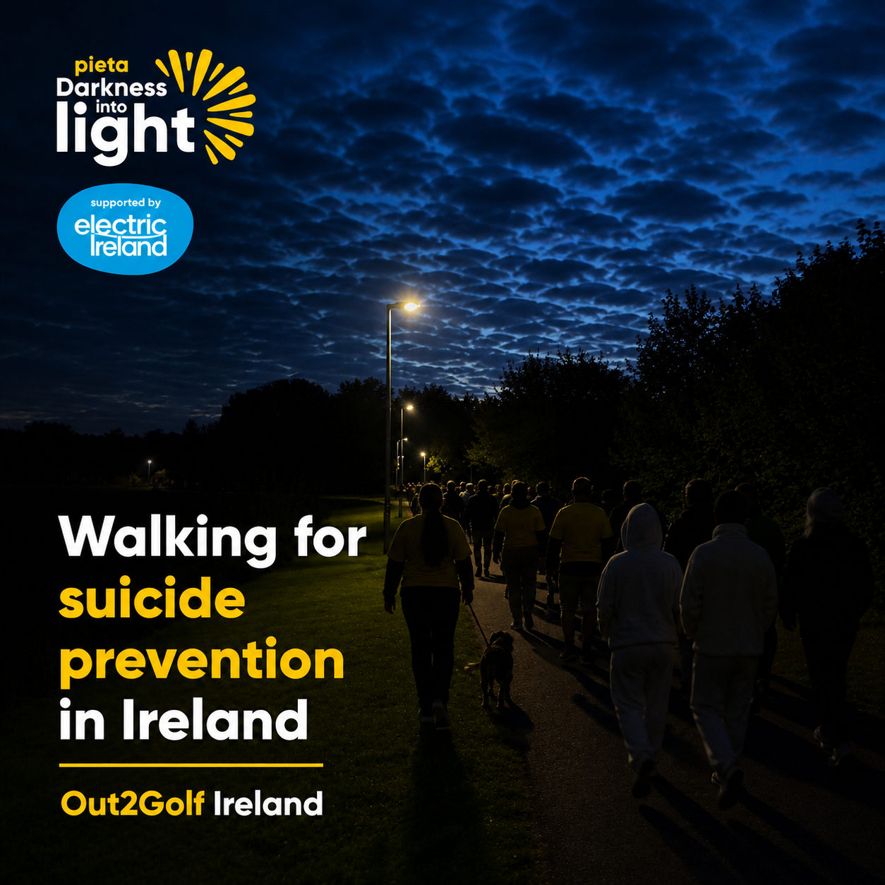 Out2Golf Ireland at Darkness Into Light 2026
Members of Out2Golf Ireland participated in Darkness Into Light events across Ireland in support of Pieta and suicide prevention awareness. The walk reflected the values of community, inclusion, connection