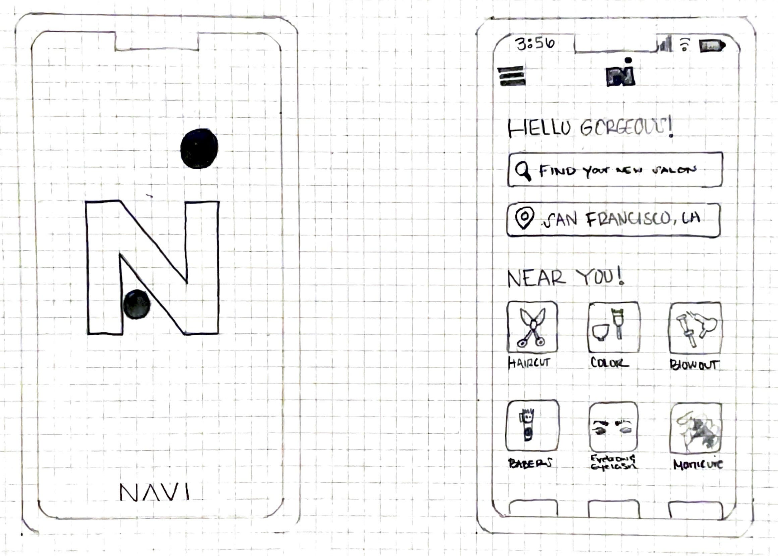 Final design direction after user evaluation.