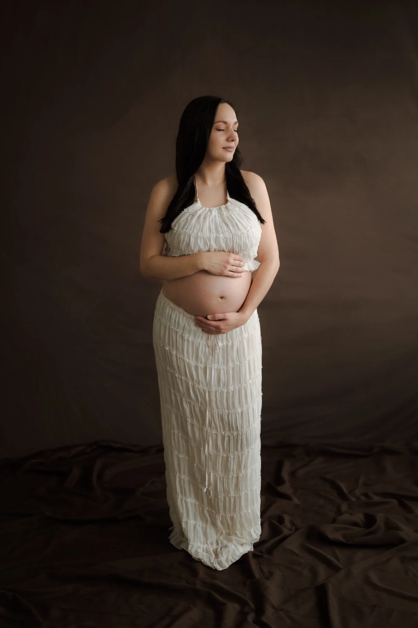 Minimalistické těhotenské fotky