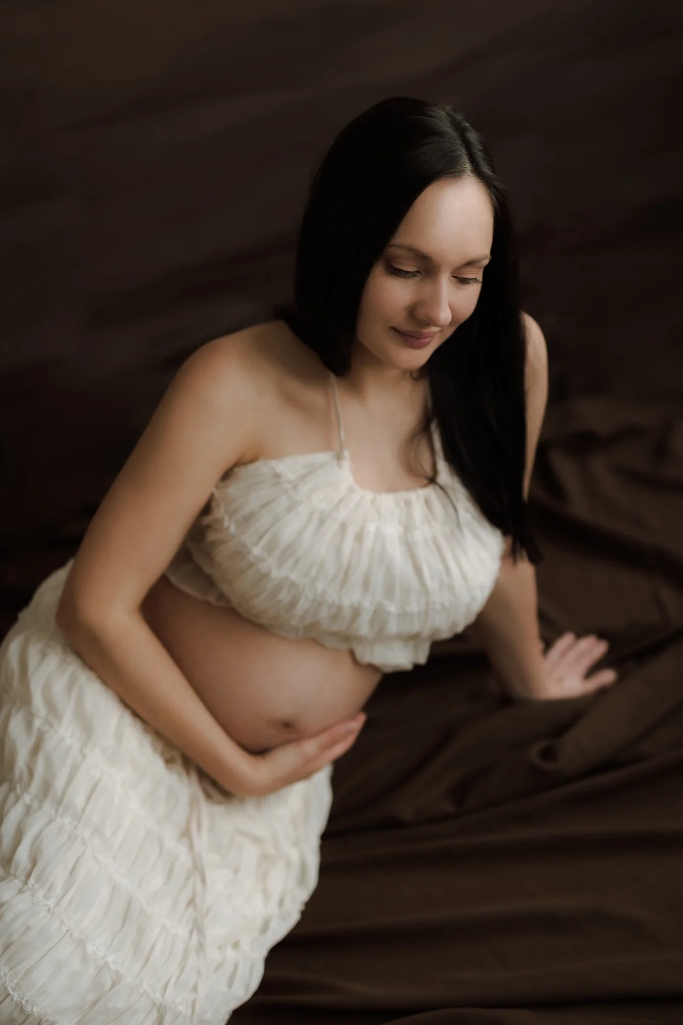 Portrét těhotné ženy