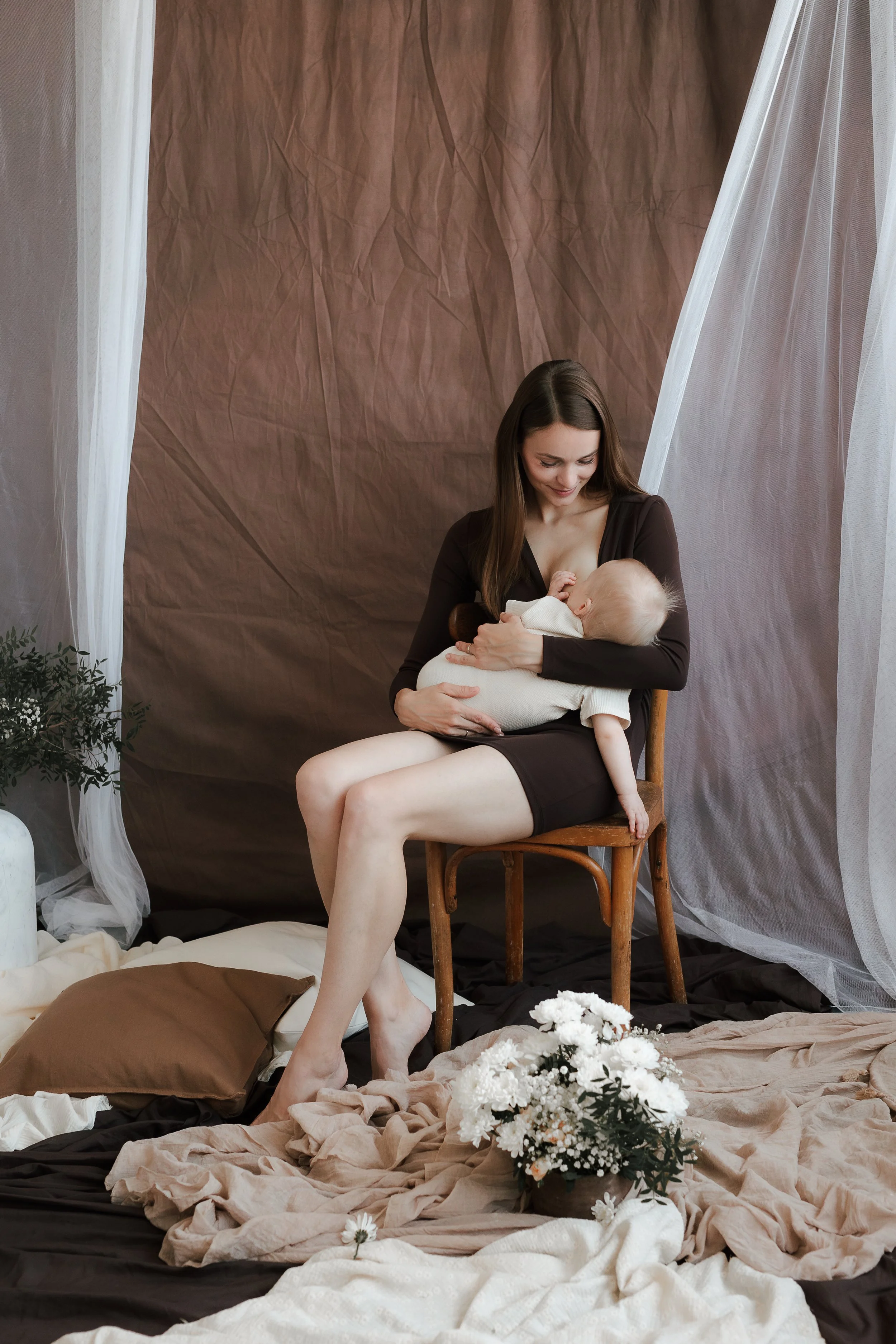 Maminka a miminko fotografie