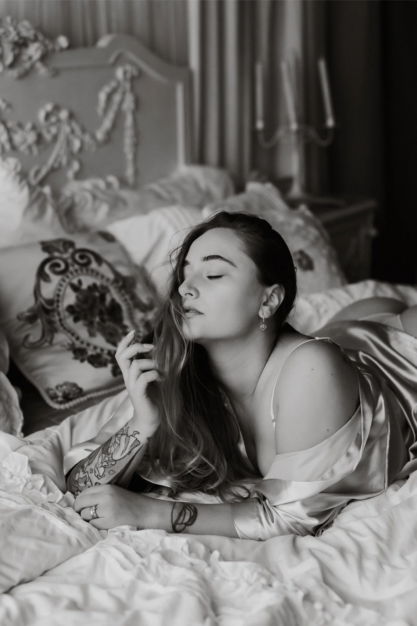 Boudoir focení Olomouc - ženský portrét