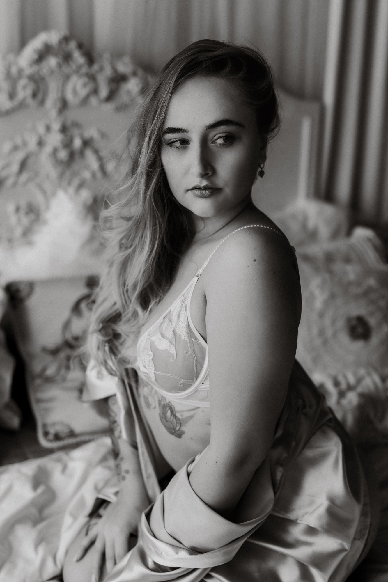 Focení ve spodním prádle - boudoir focení Olomouc