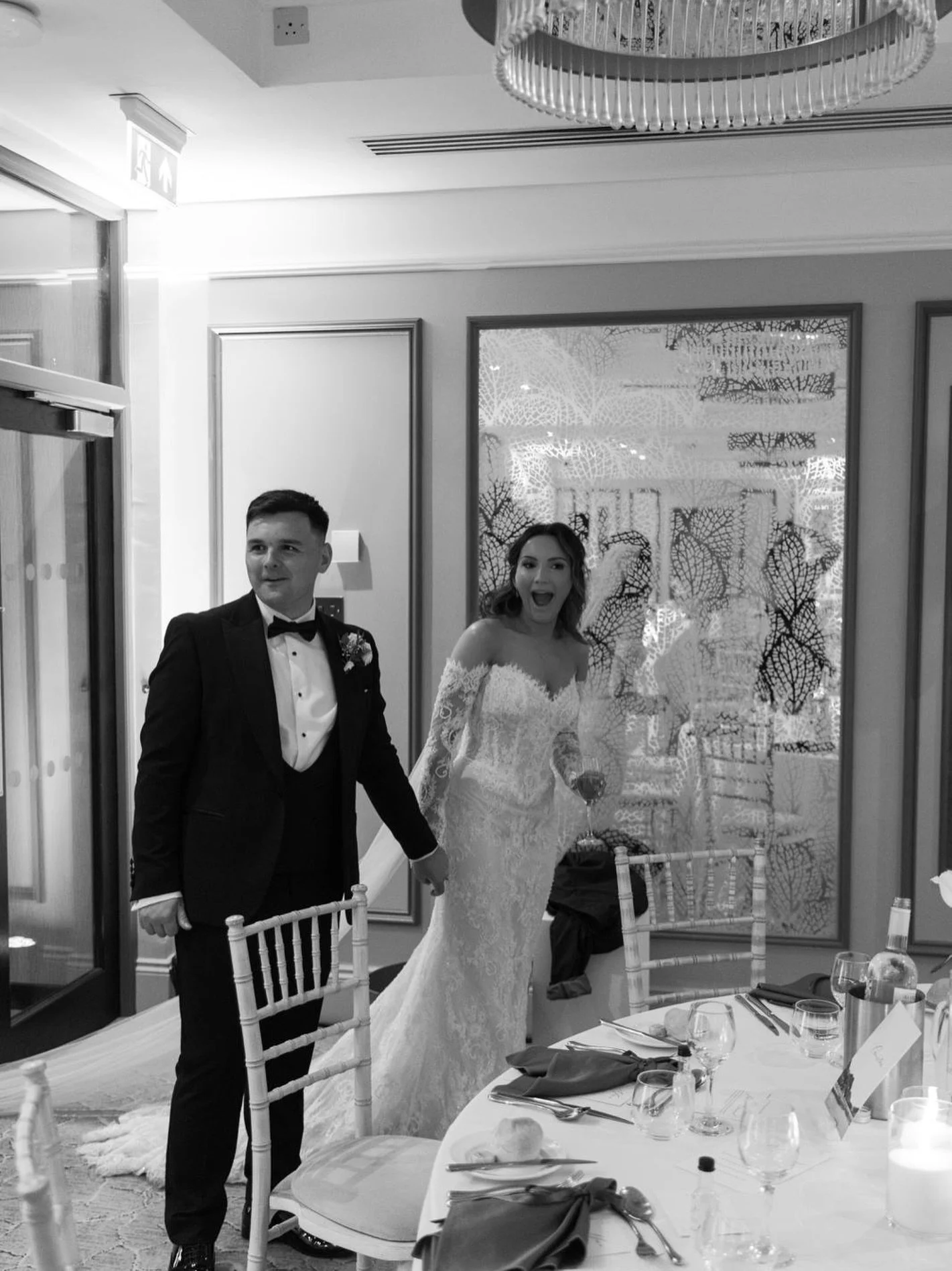 Warning: may cause happy tears &hellip;.
My couple&rsquo;s first look at their reception dining space is always my favourite moment of the day 🤍

Photograph @camillalucindaphotography