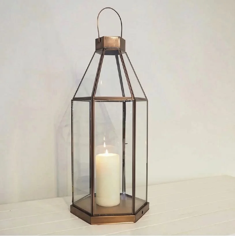 copper-hexagonal-lantern-deborah-maria-wedding-styling-lake-district-cumbria-prop-hire