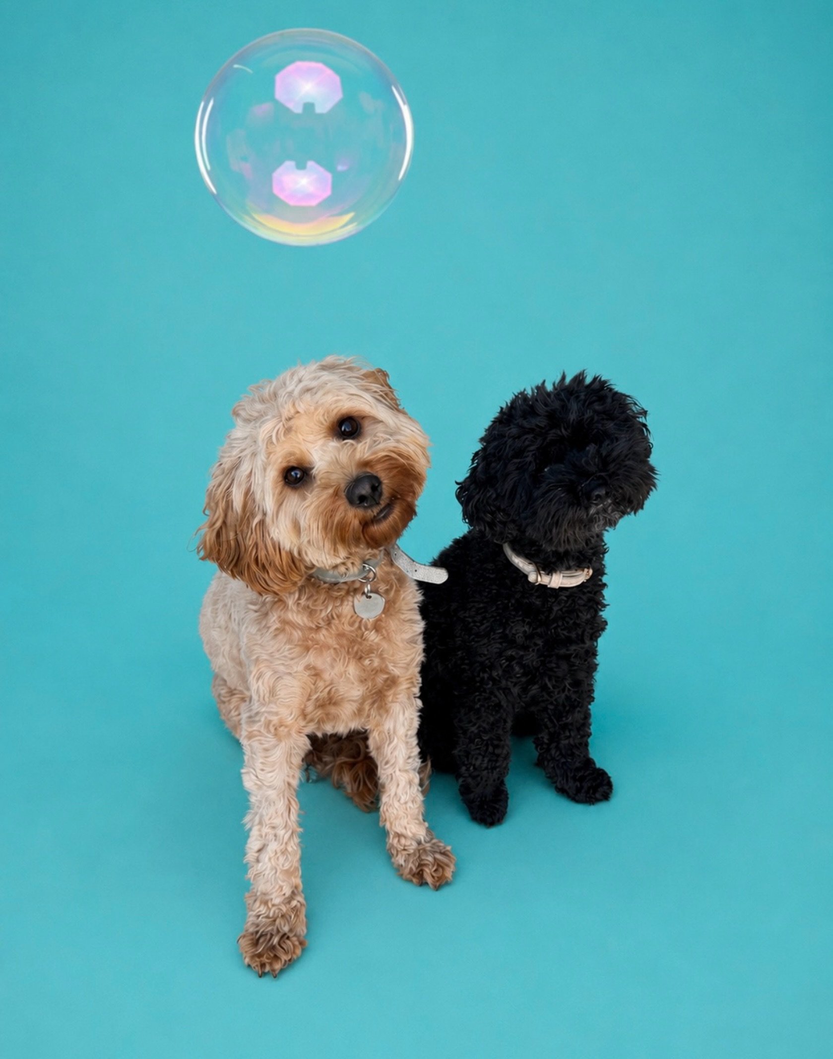 Jemima &amp; Cecily 🍯🐝

📍 @woofs_ofballst 

Play 🎾 | Learn 📚 | Grow 🧸 Together