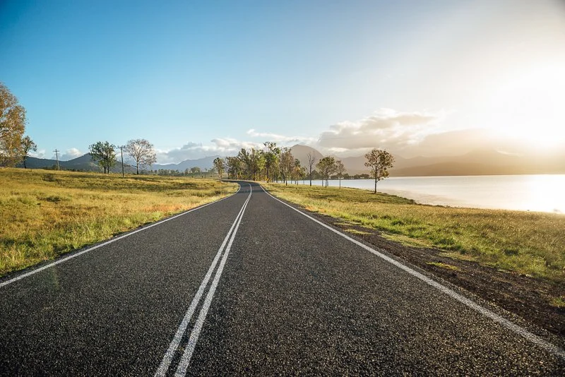Open Roads Sunset