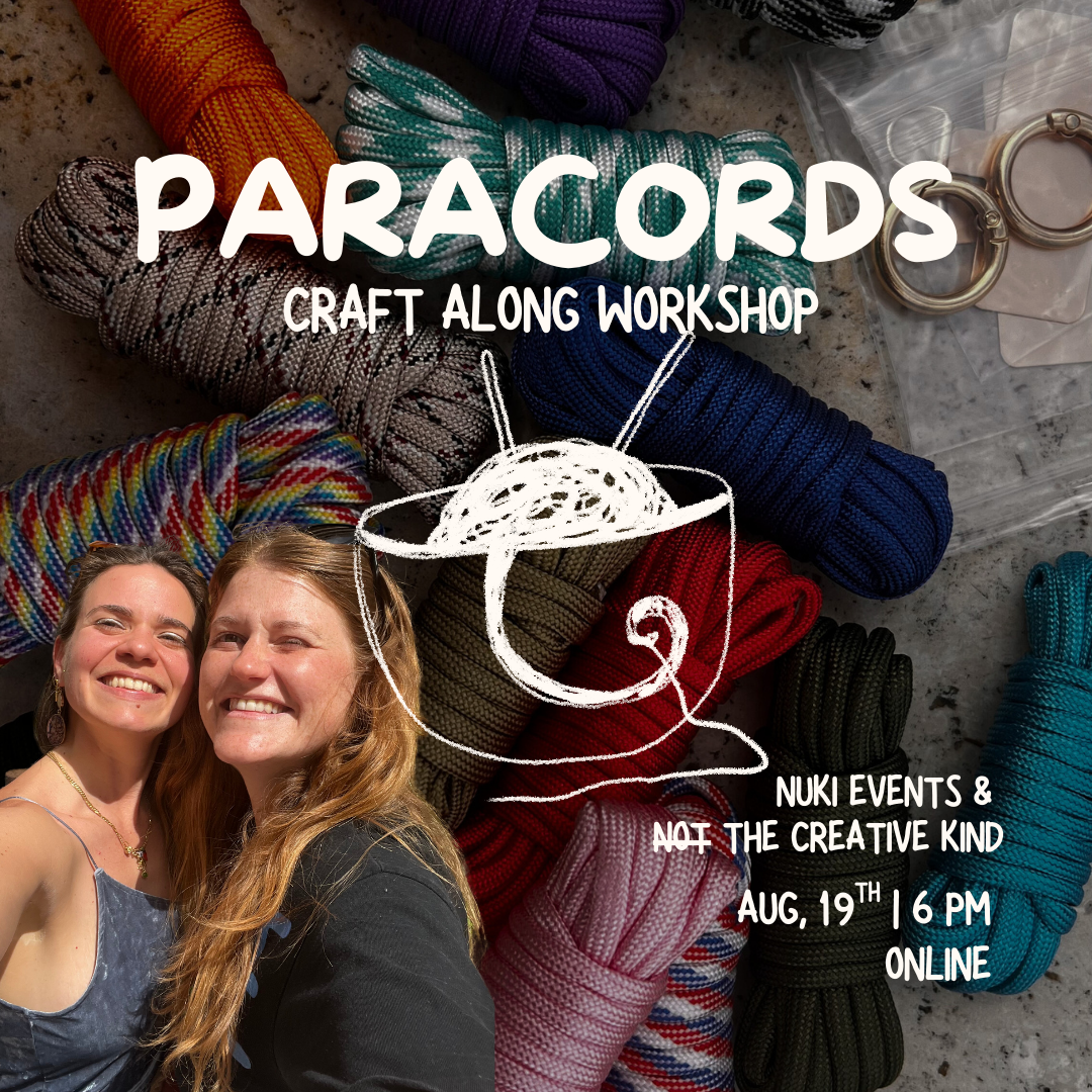 Come Along, Learn & Create – Online Paracord Workshop
