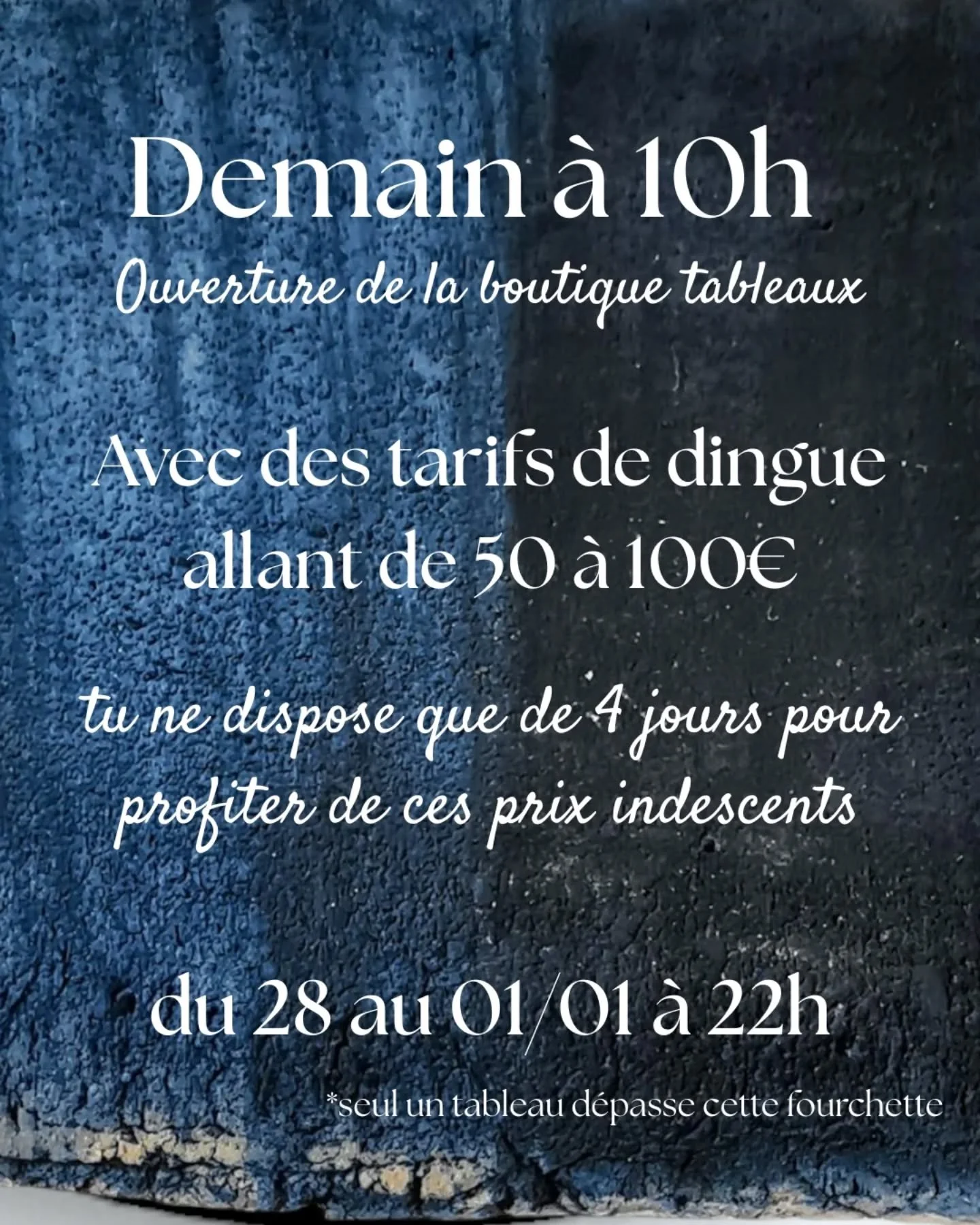 Oui bon j'avoue la musique est peut-&ecirc;tre too much, mais quelle puissance et quelle joie 😂😅
Et j'ai fait une grosse faute d'orthographe 😱

J'ai besoin comme tu le sais de faire de la place chez moi, j'ai donc d&eacute;cid&eacute;, aussi pour 