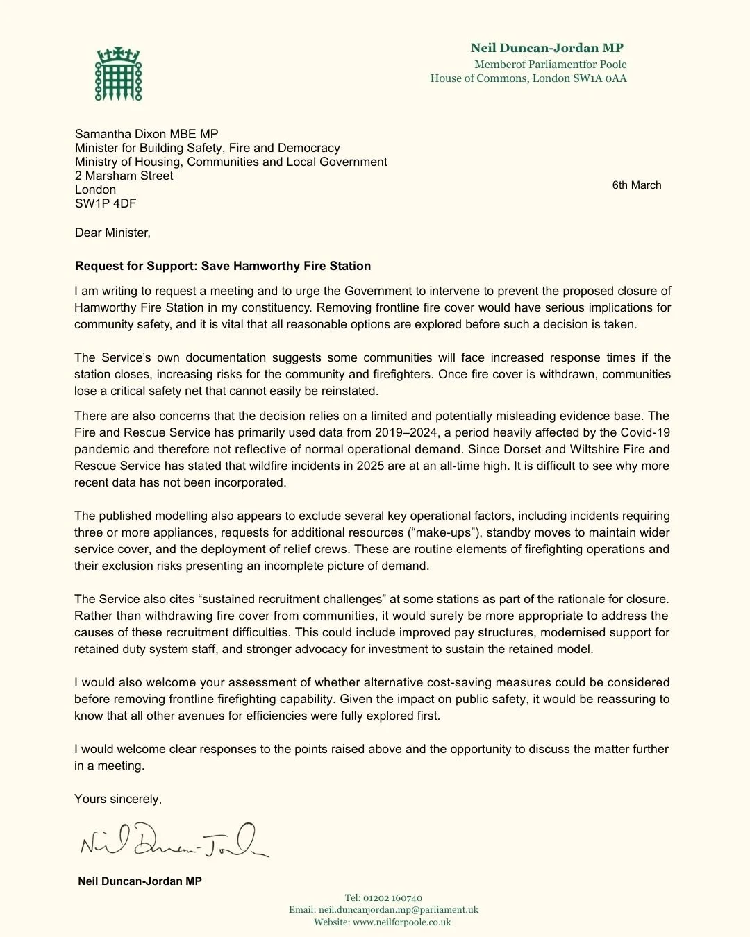 Save Hamworthy Fire Station