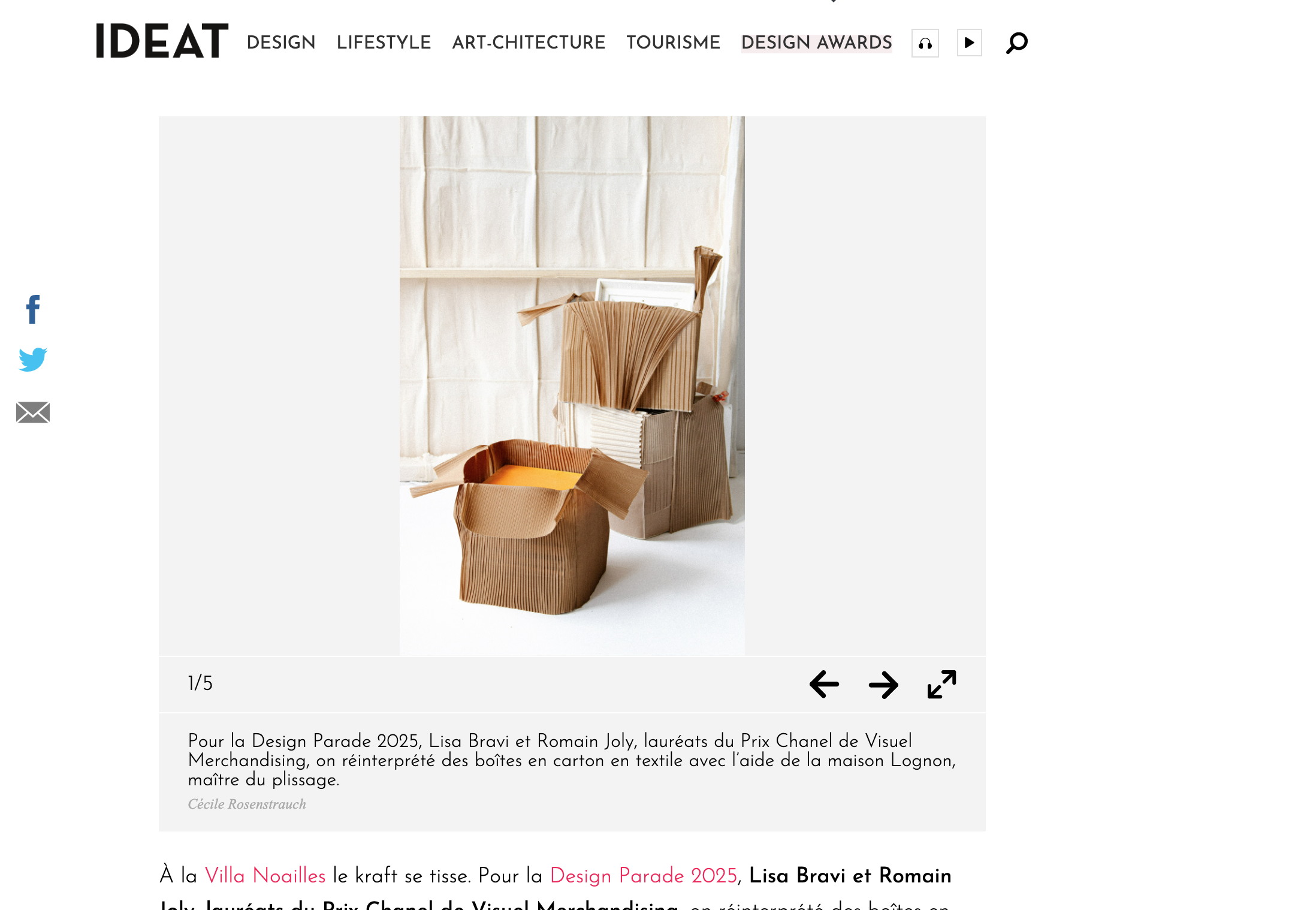 TENDANCE CARTON - IDEAT, SEPTEMBRE 2025