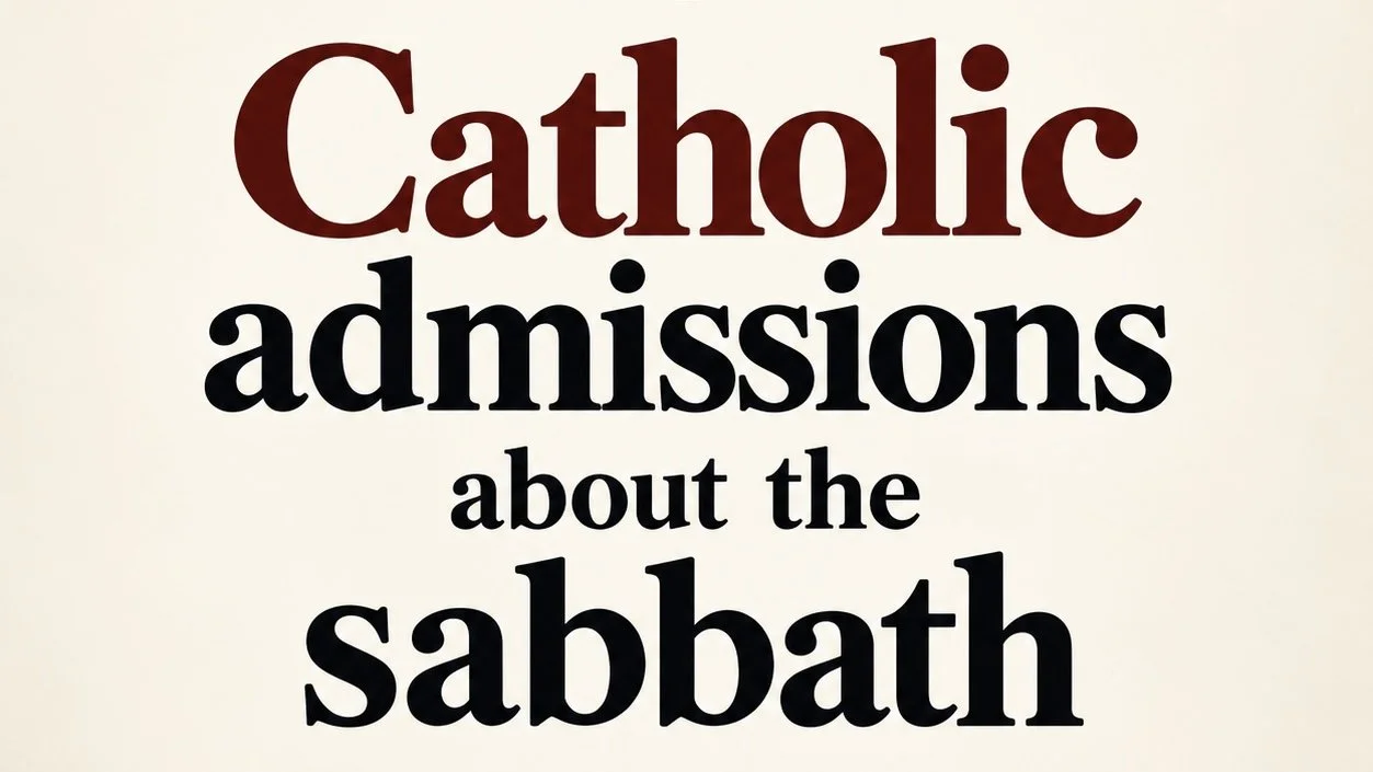 Catholic Quotes about the Sabbath