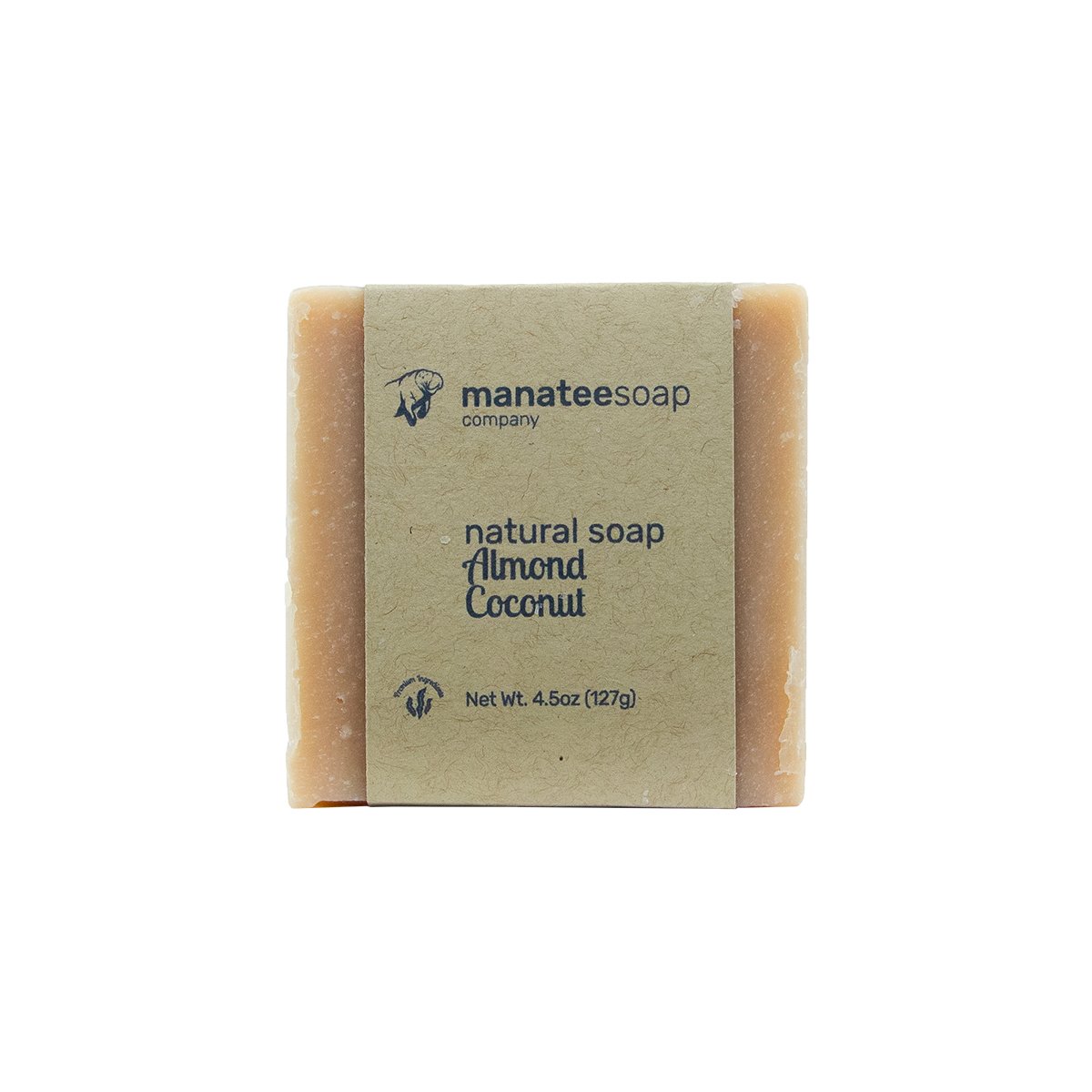 Almond Coconut Natural Soap Bar - 4.5oz