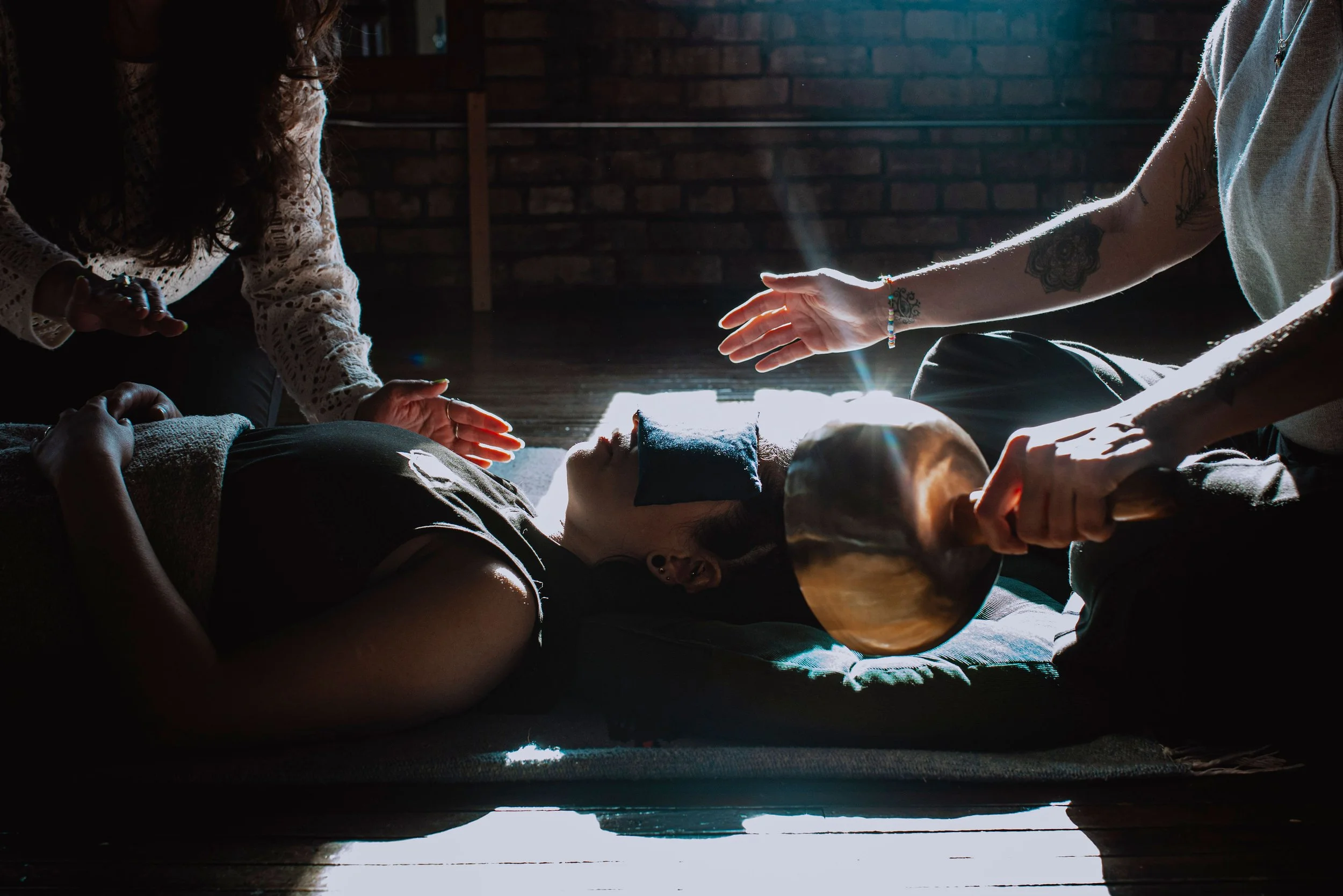 Reiki Sound Bath + Hands-On Healing with Caty and Pau