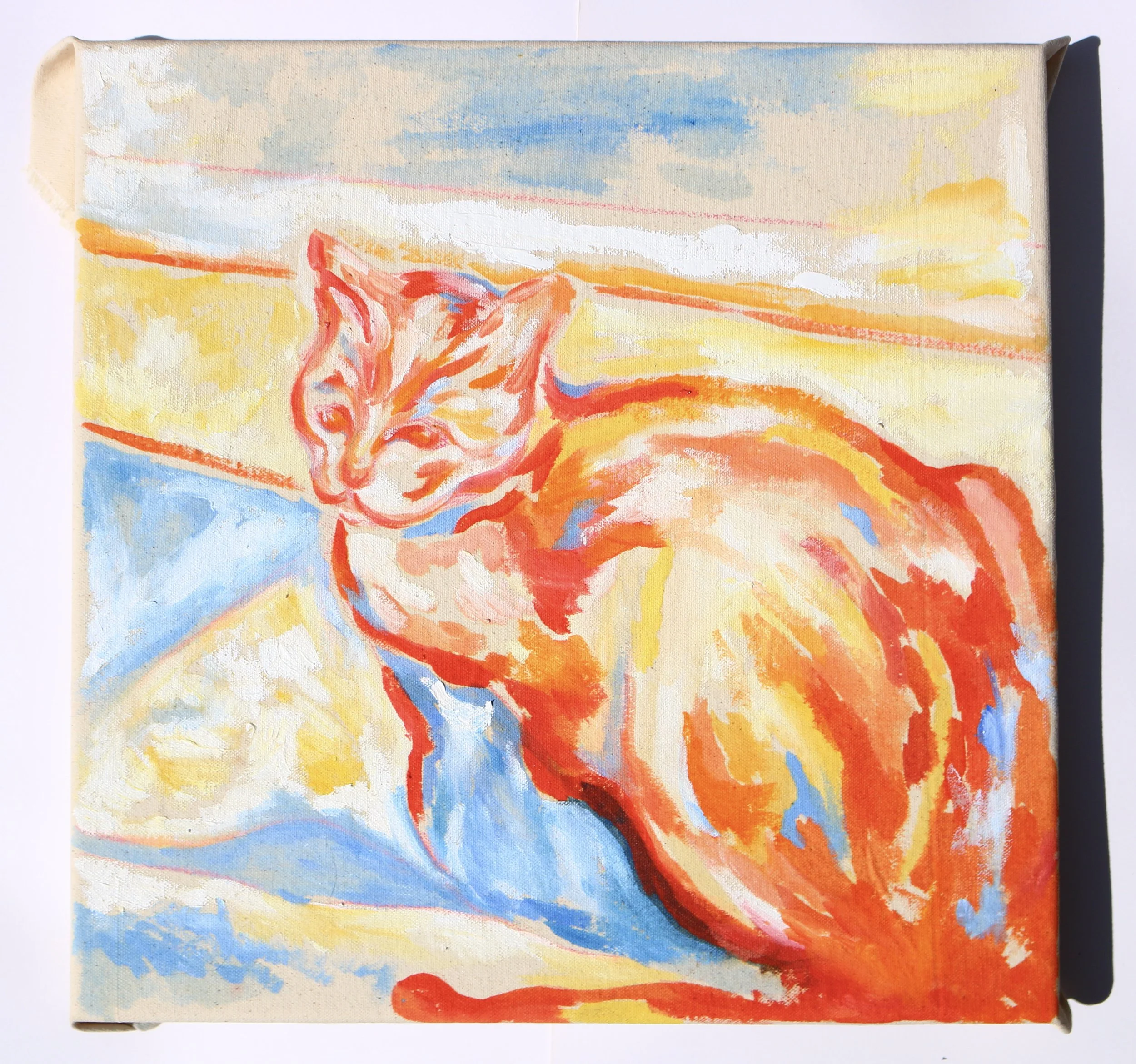 sunbathing