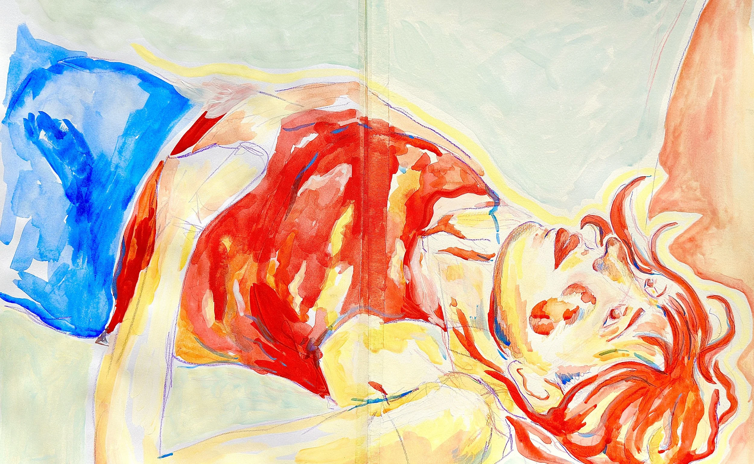 Lying down in the sun