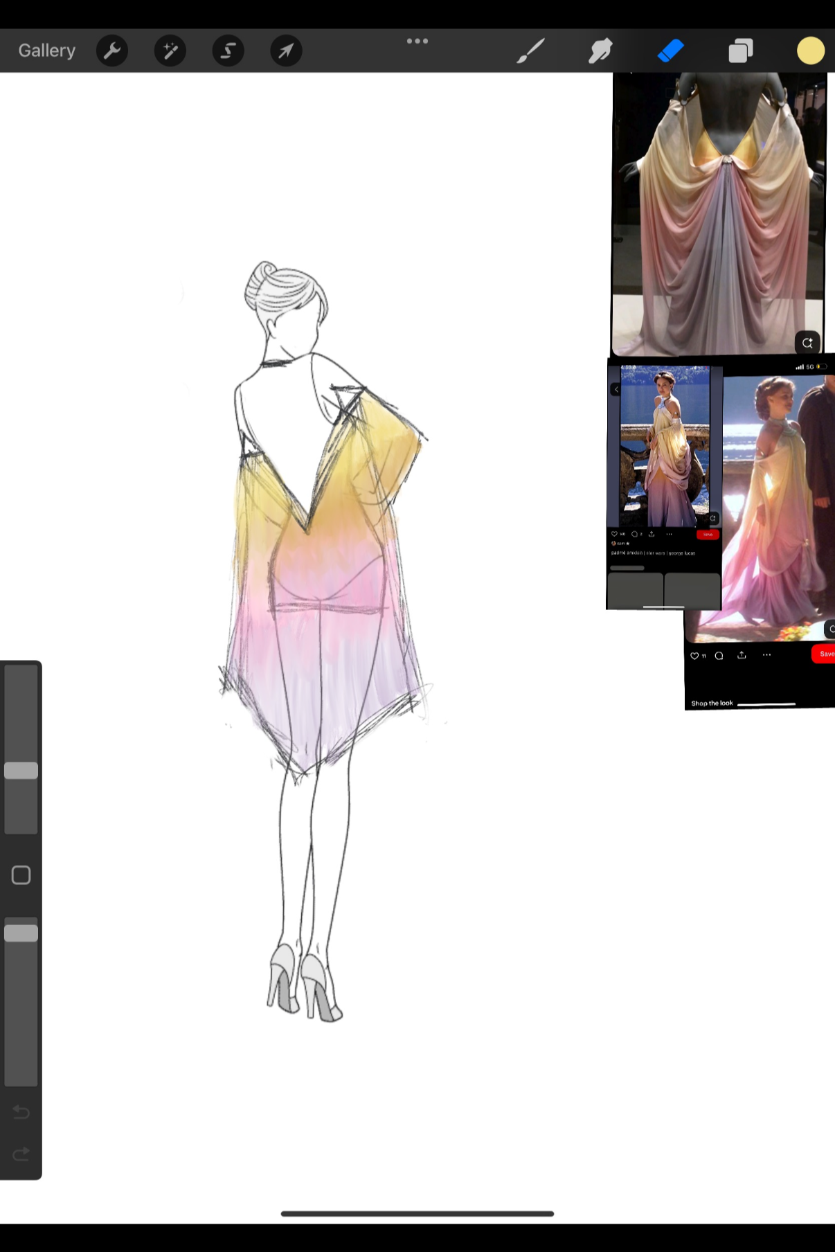 2nd layer of back design