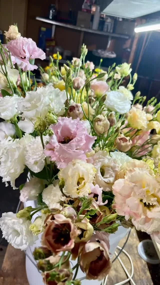 The harvest is coming in and we’re getting ready for the big wedding day this weekend! Lots to prep, arrange, fuss over, package and Do over the next few days, but loving it all. And so thrilled to have been asked to do this couples’ wedd