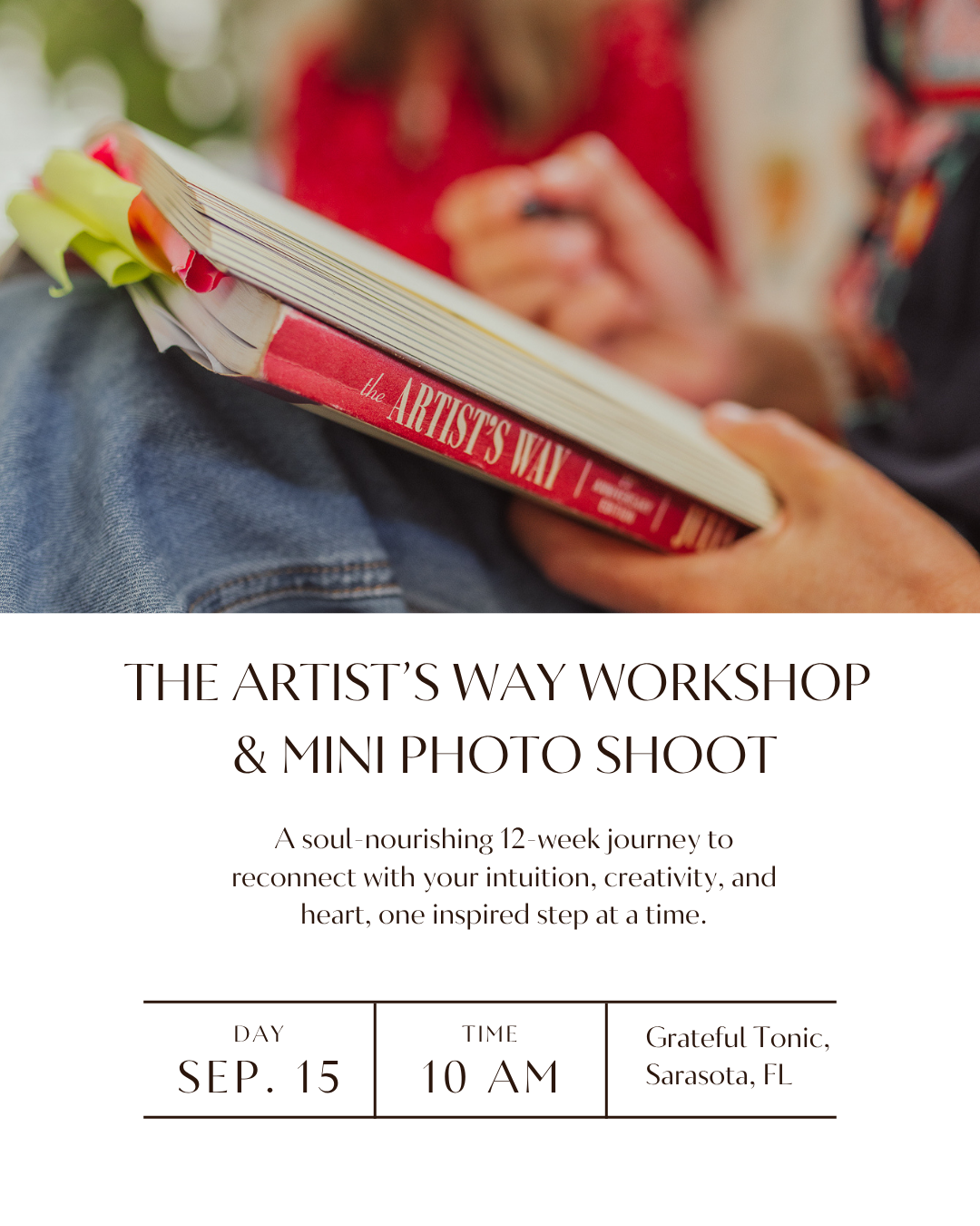 The Artist’s Way 12-Week Fall Workshop & Mini Photo Shoot