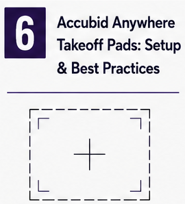 How Do You Create and Use Takeoff Pads in Accubid Anywhere?