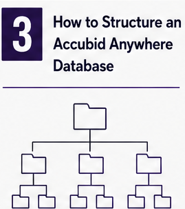 How Should You Structure an Accubid Anywhere Database?