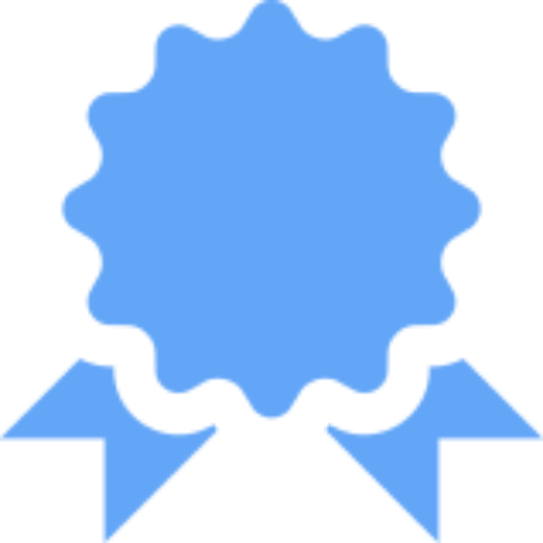 blue award badge for our background check cleaners