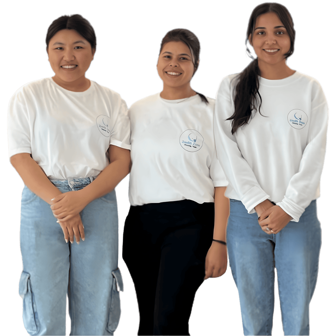 zenith zone cleaning team cleaners smiling for photo