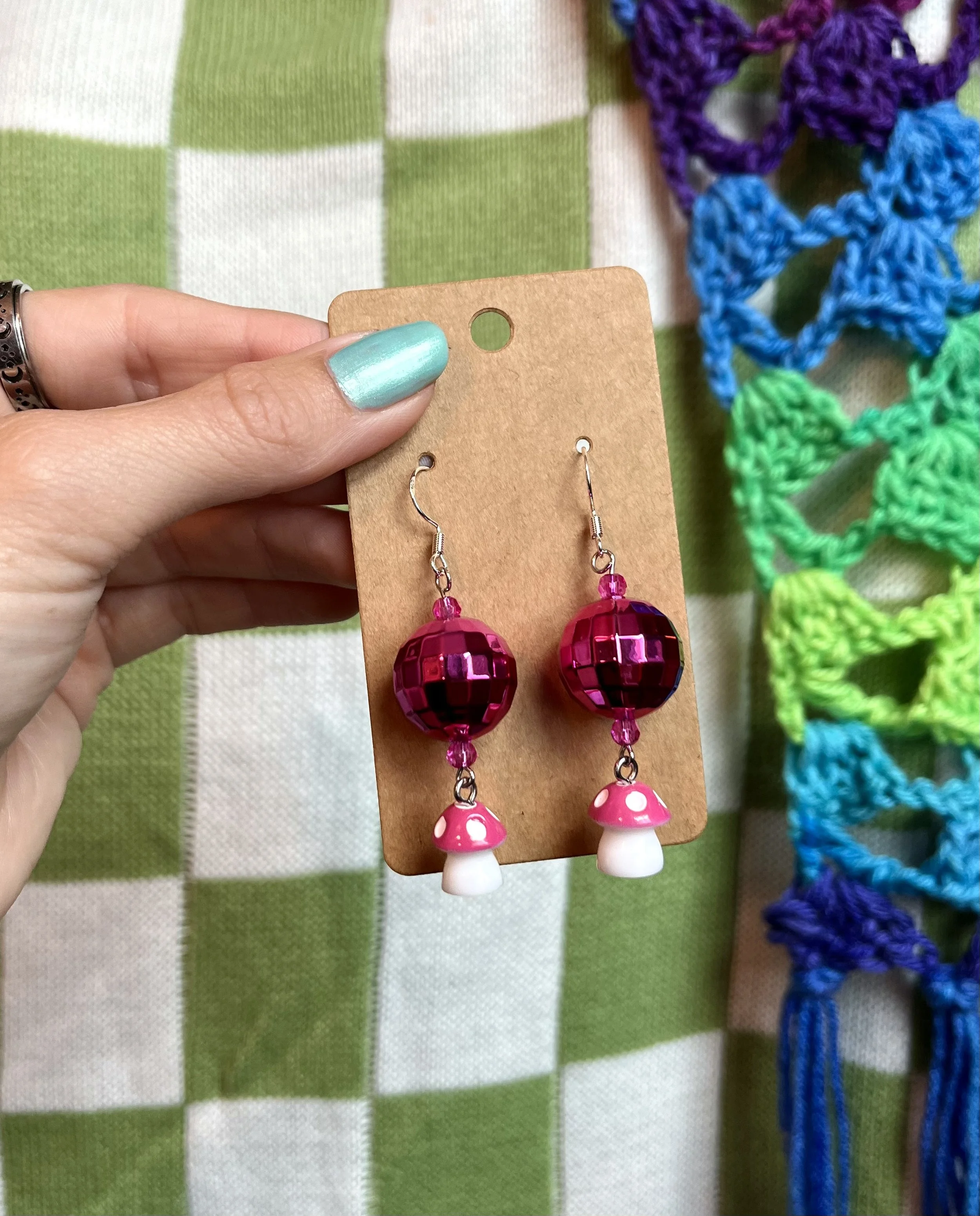 Dark Pink Disco Mushies