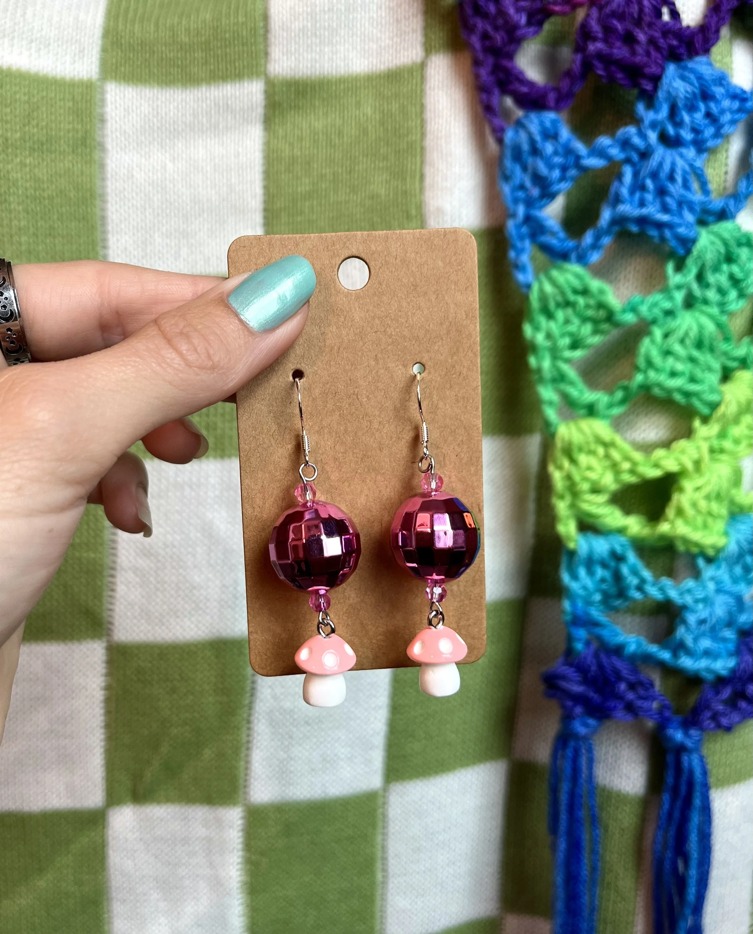 Light Pink Disco Mushrooms