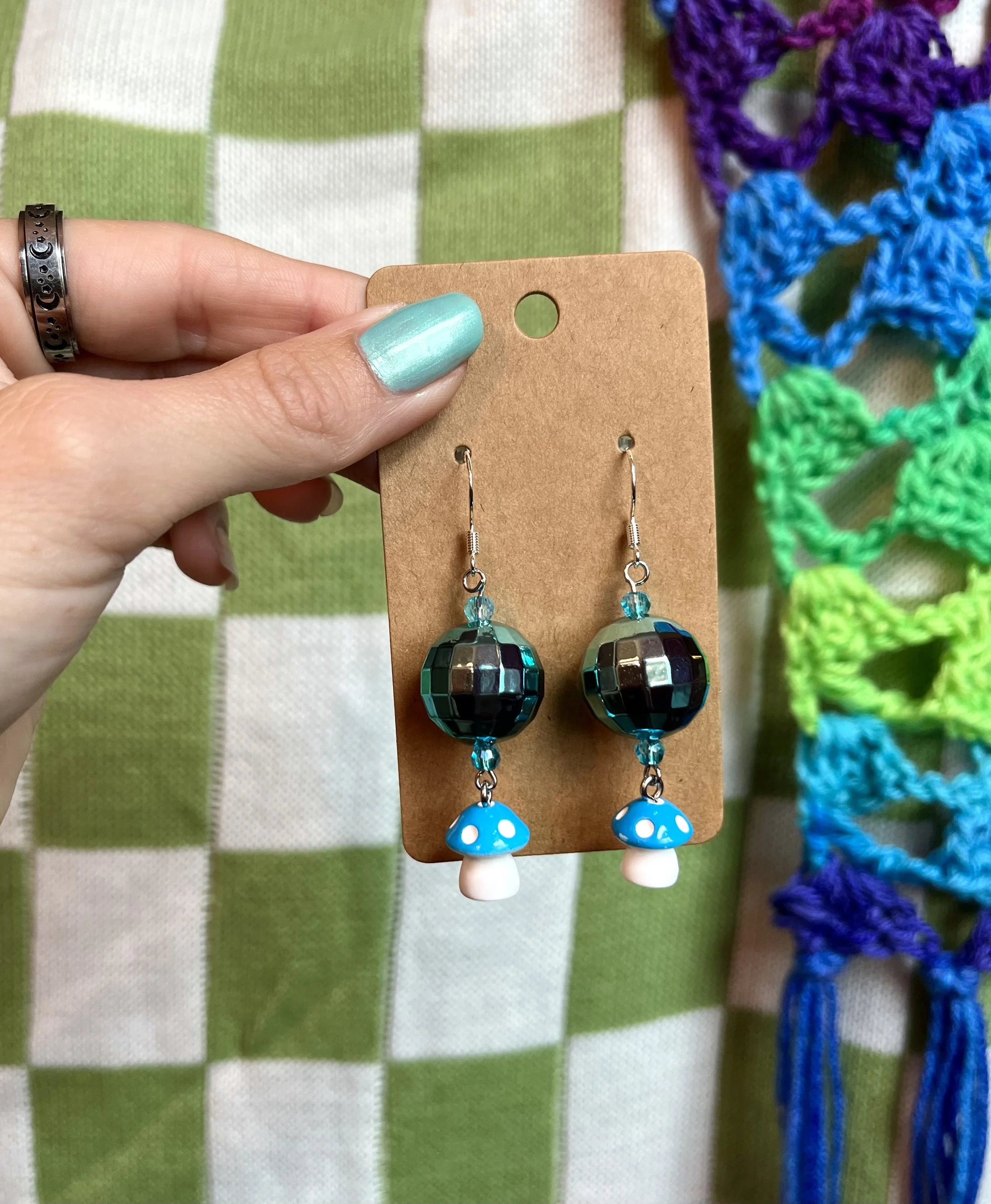 Blue Disco Mushrooms