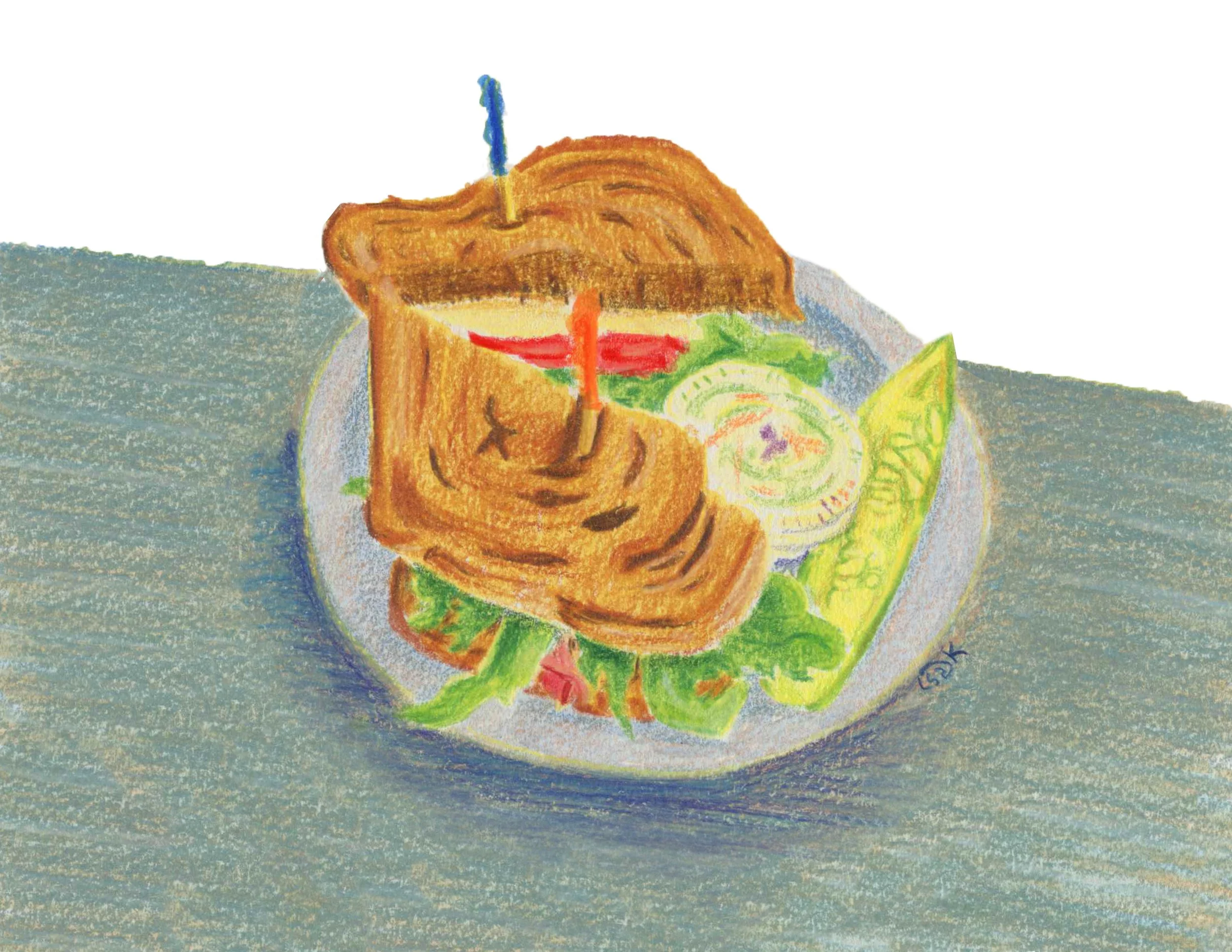 LUNCH! Inspired by a local coffee shop visit