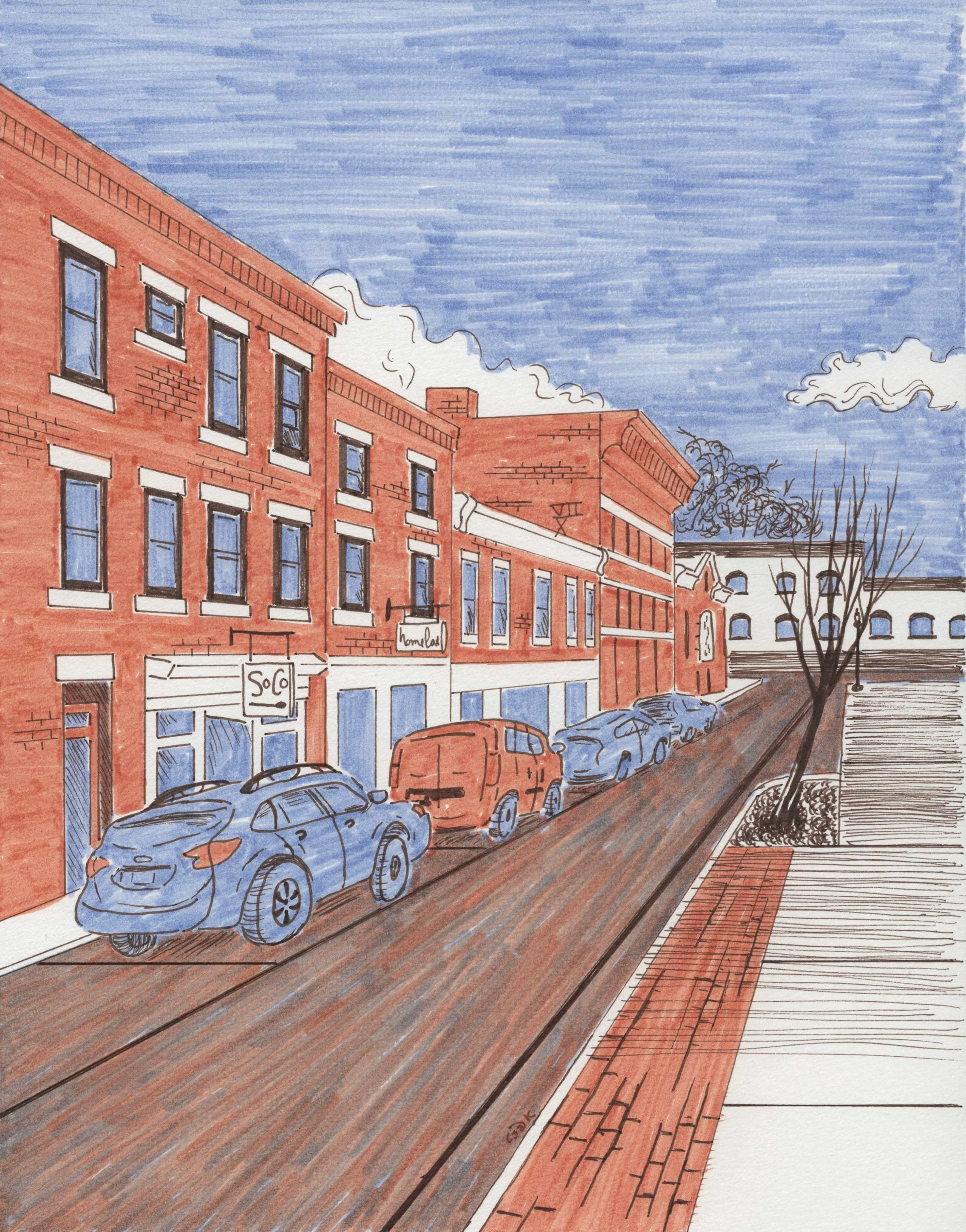 Inspired by a trip to Great Barrington, MA