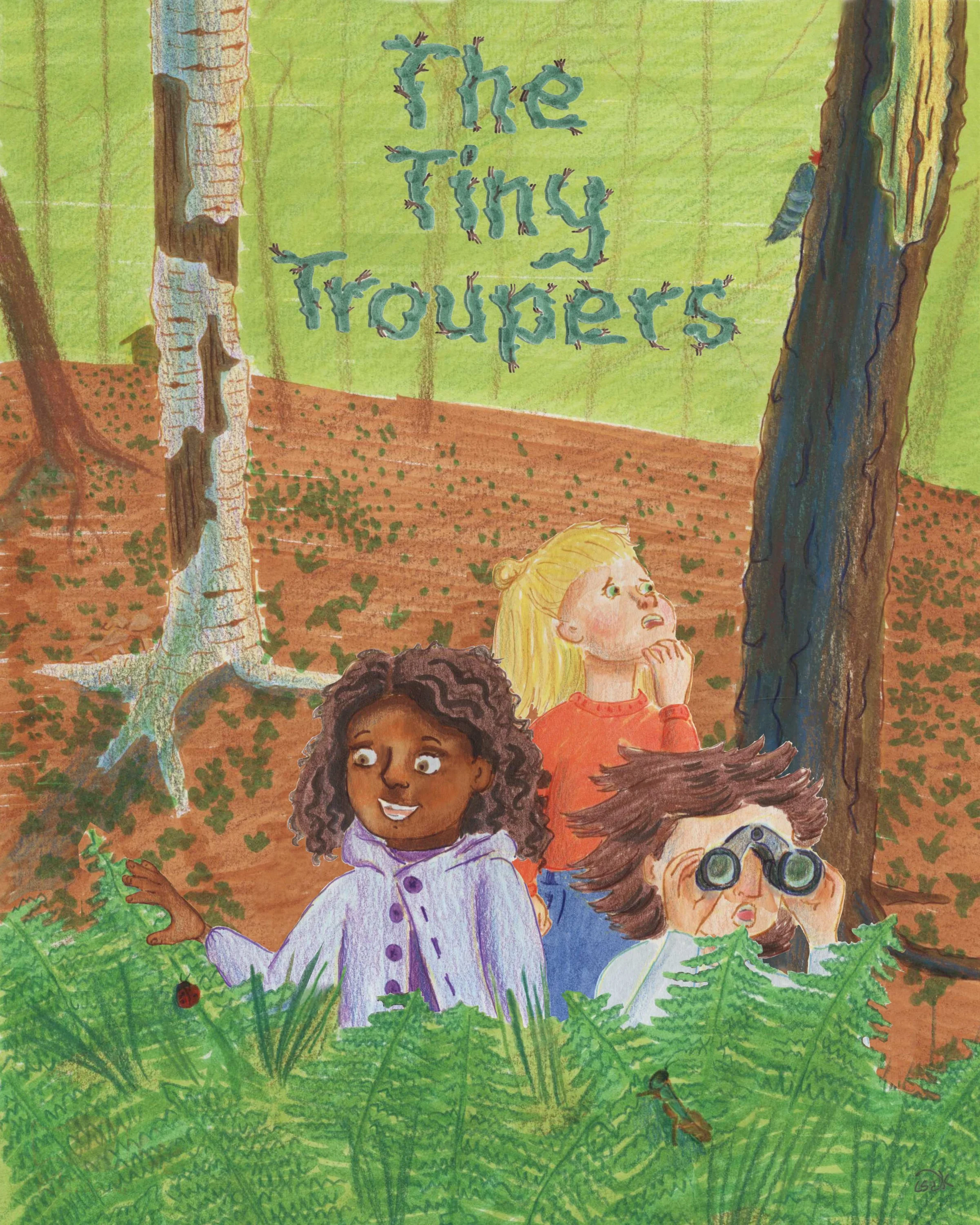 Cover for hiking adventure picture book