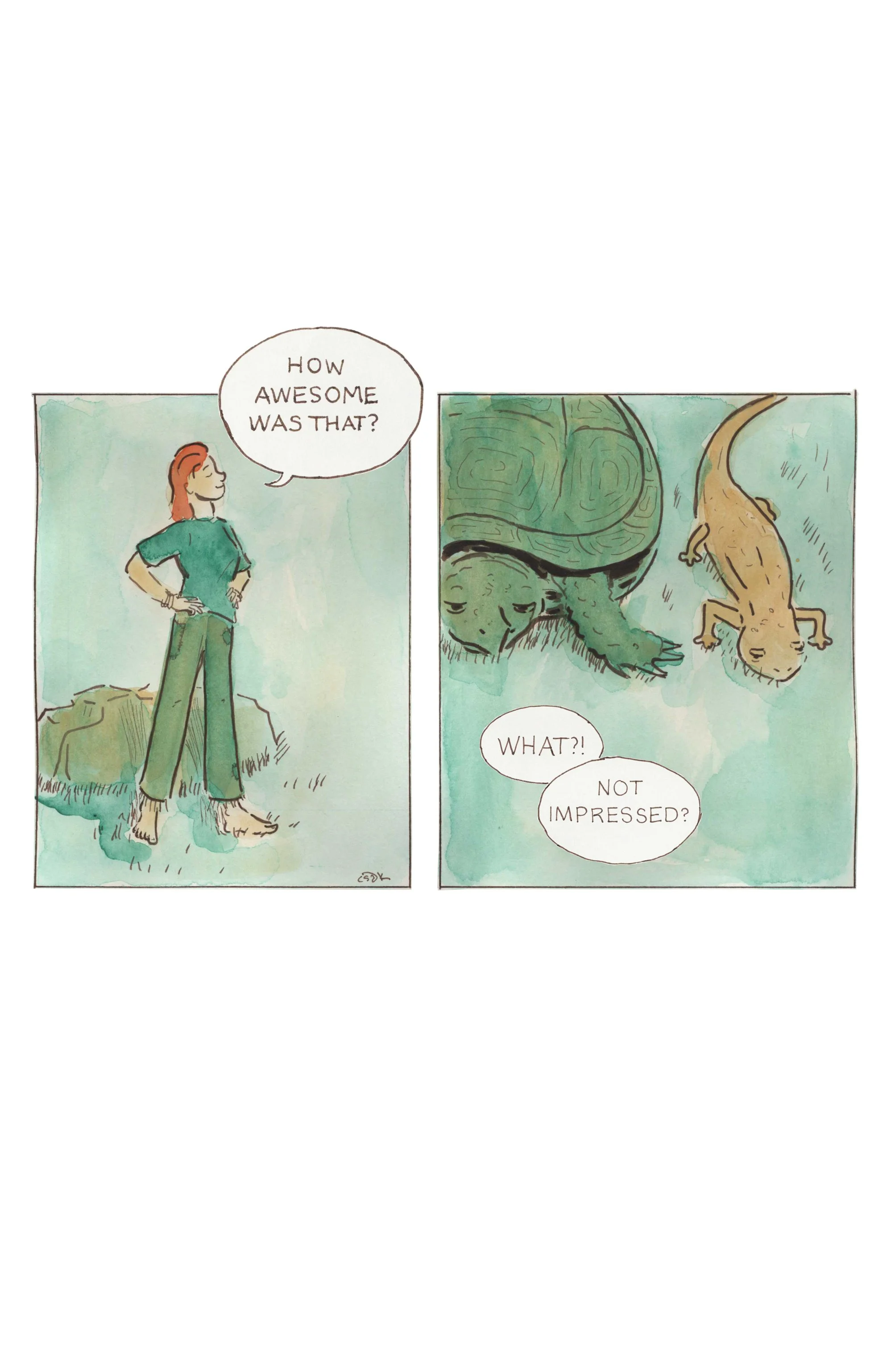 Nature Girl: Dramatic Jump