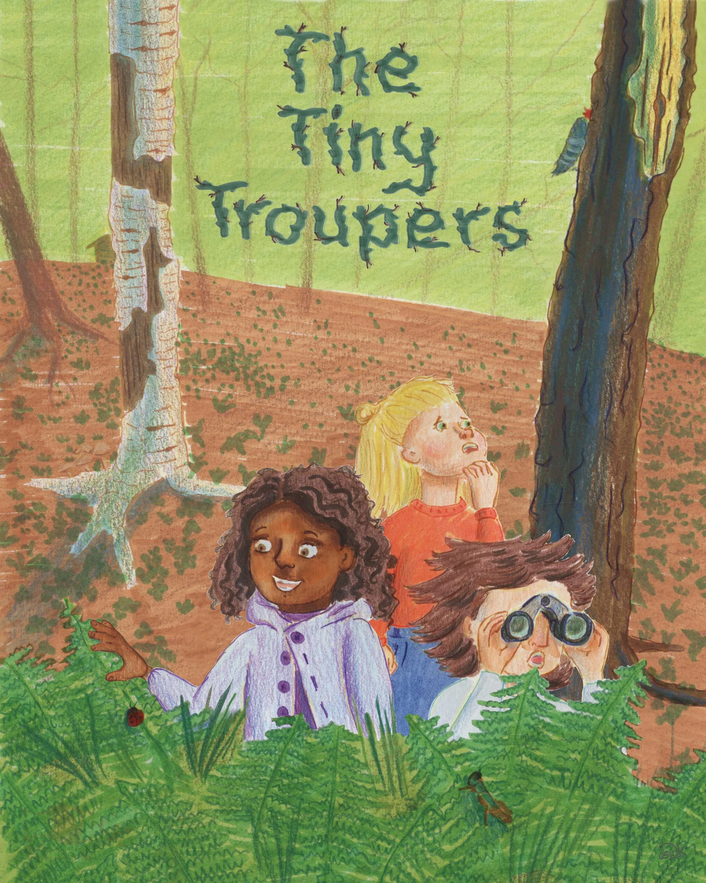 Cover for hiking adventure picture book
