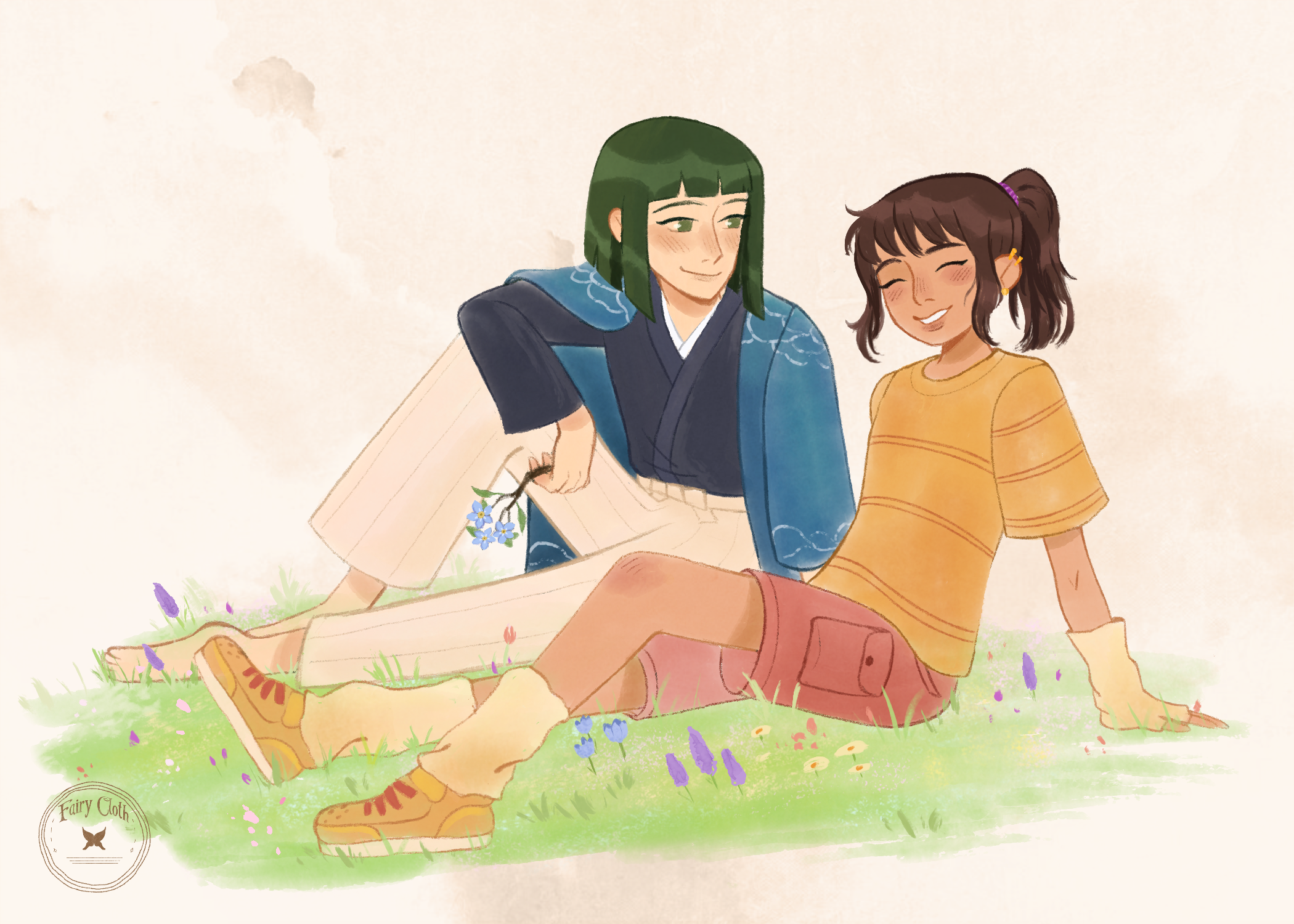 Haku & Chihiro - Fanart