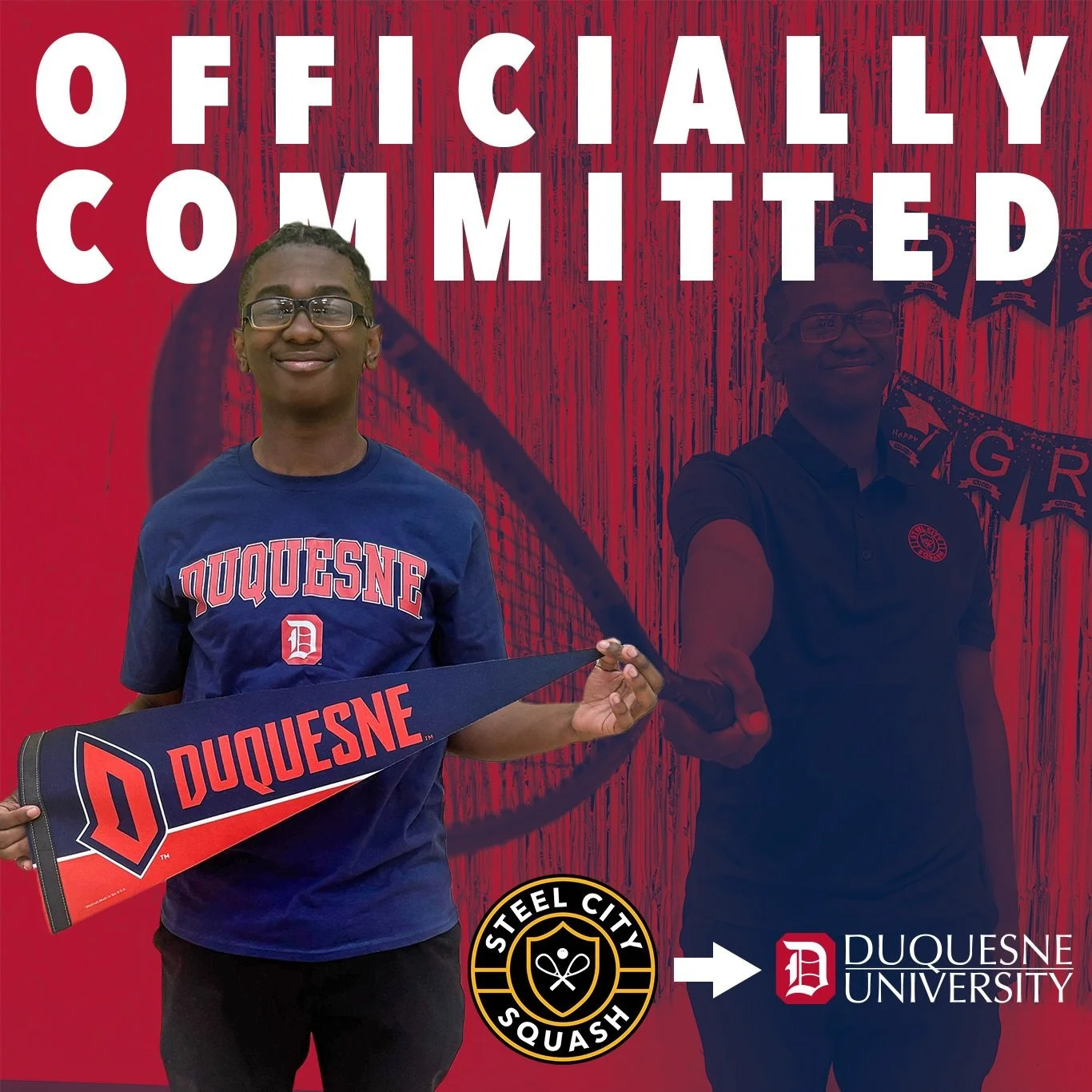 🎓✨ OFFICIALLY COMMITTED ✨🎓

Today we celebrate two incredible seniors from Steel City Squash as they take the next step in their academic journeys!

🦅 Solbrae Givens &mdash; joined Steel City Squash in 5th grade &mdash; is graduating with High Hon