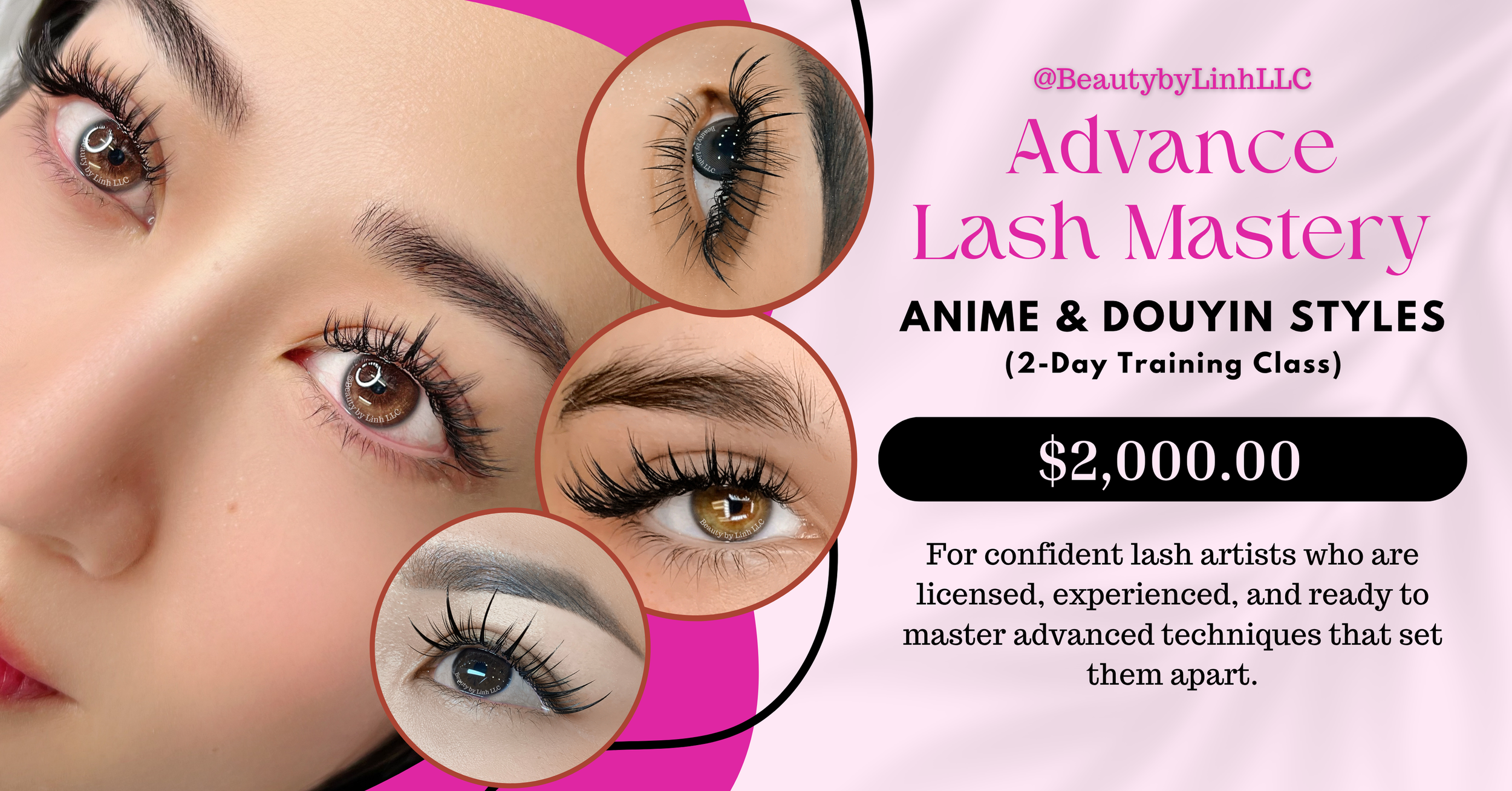 ✨ 2-Day Advanced Wispy Lash Training: Anime & Douyin Styles ✨
