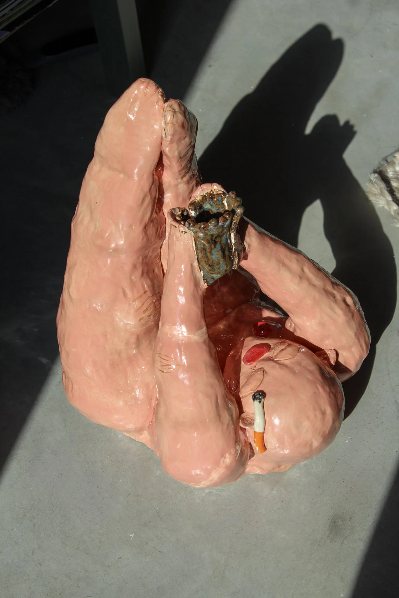 If I could touch my toes, Ceramic, Bisque Fix (2026)